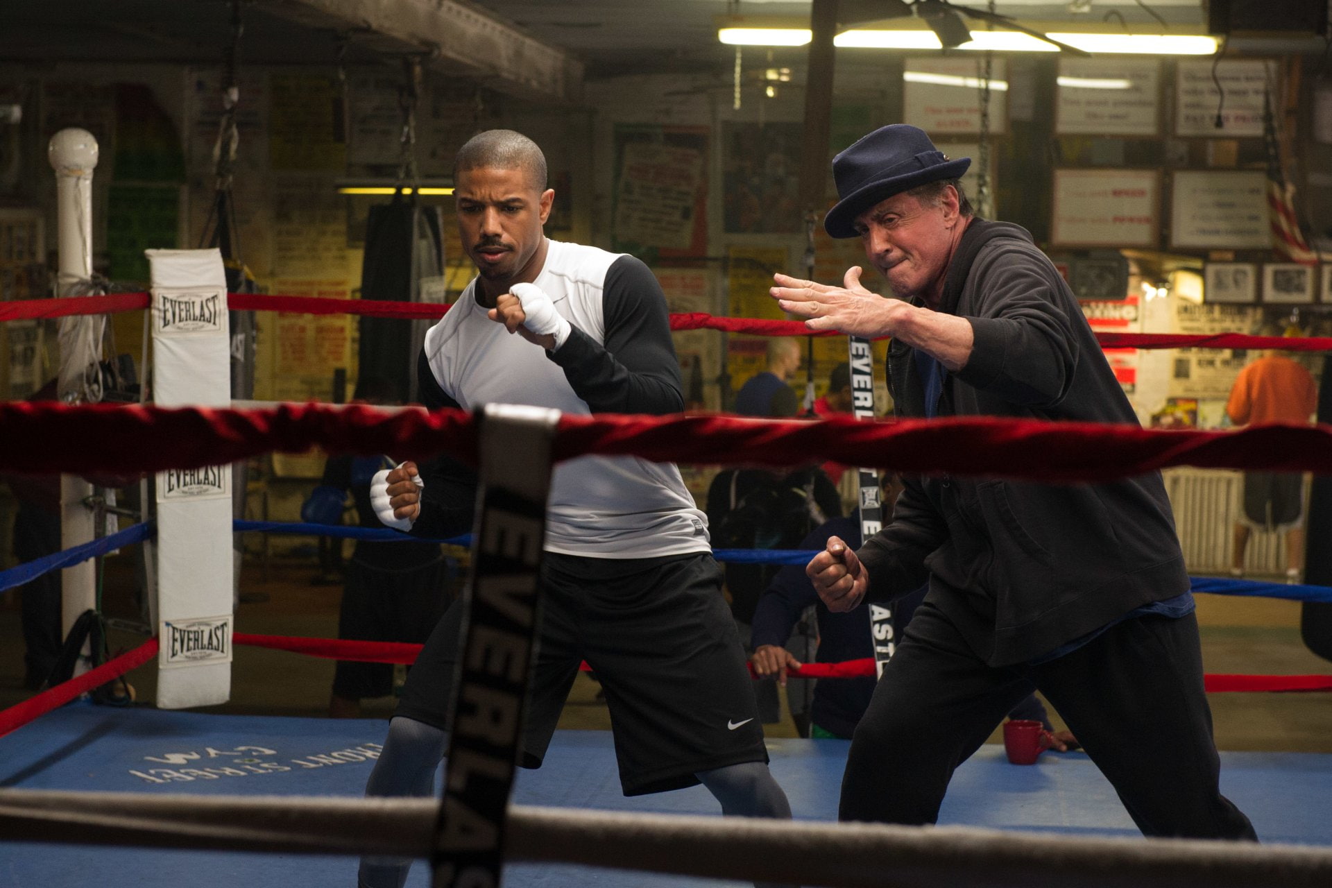 Adonis Johnson, Sylvester Stallone, 1080P, Michael B. Jordan, Creed, Movie, Rocky Balboa, HD Wallpaper