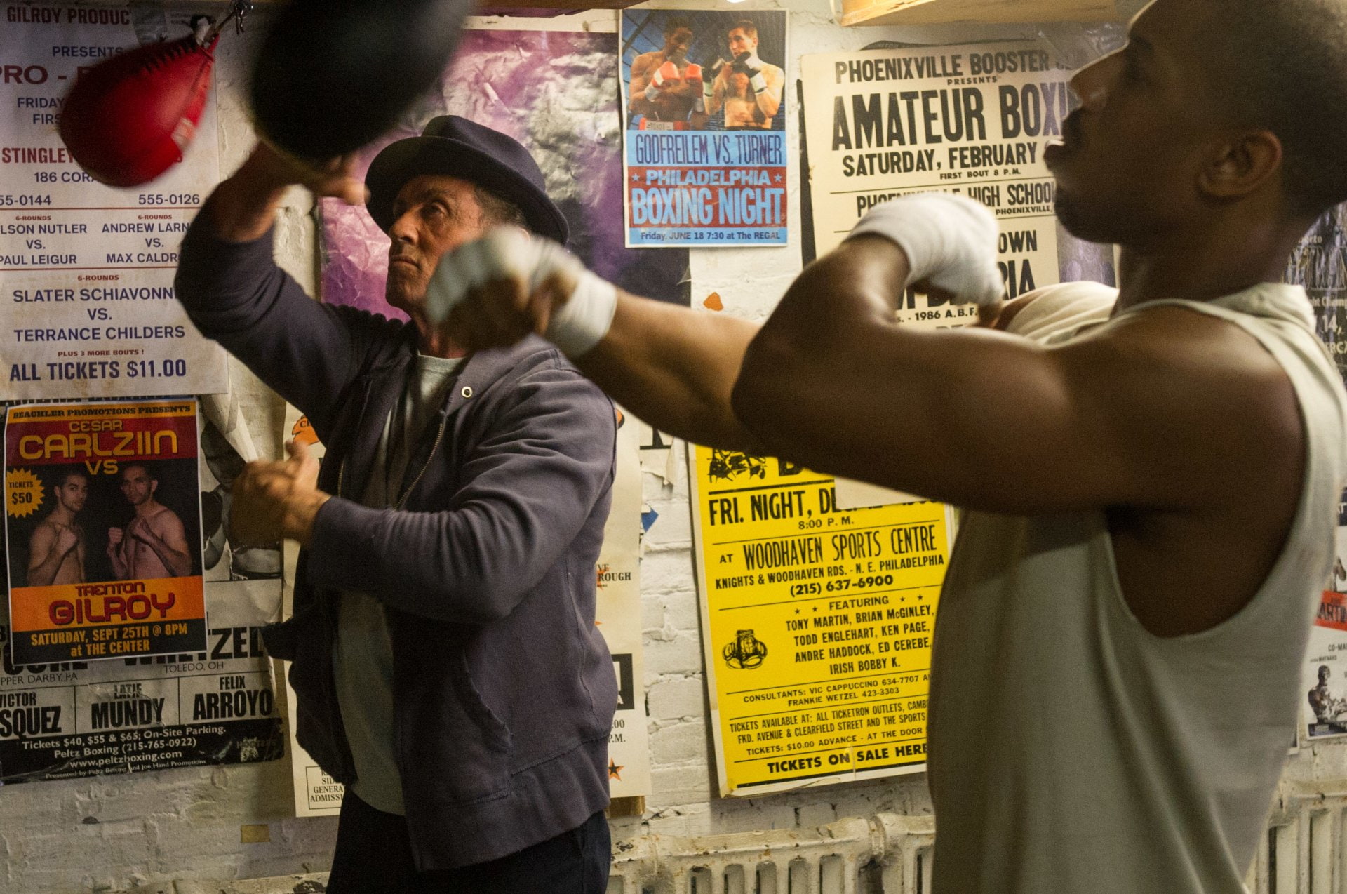 Adonis Johnson, 1080P, Michael B. Jordan, Rocky Balboa, Movie, Sylvester Stallone, Creed, HD Wallpaper