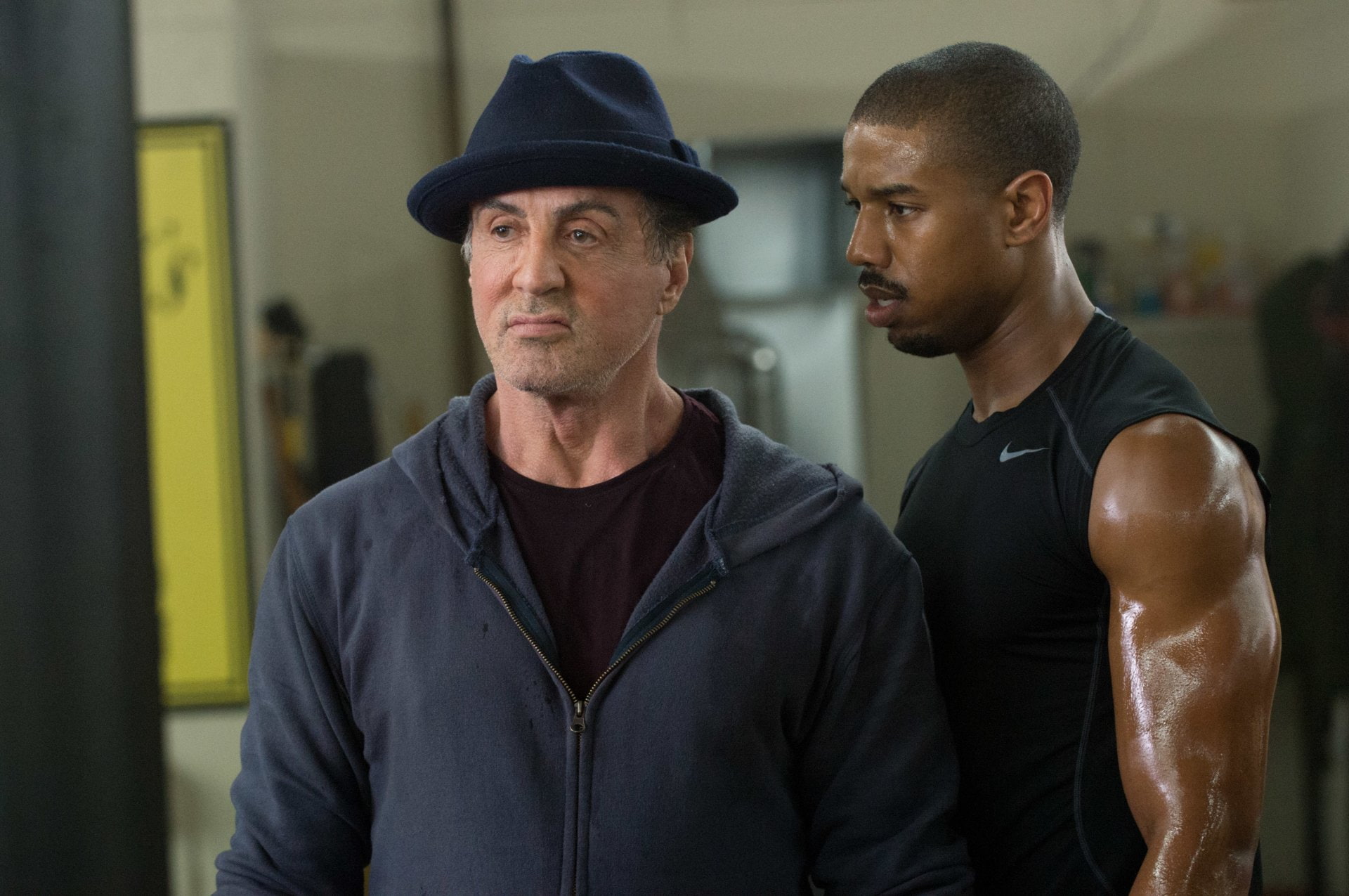 1080P, Movie, Michael B. Jordan, Adonis Johnson, Creed, Rocky Balboa, Sylvester Stallone, HD Wallpaper