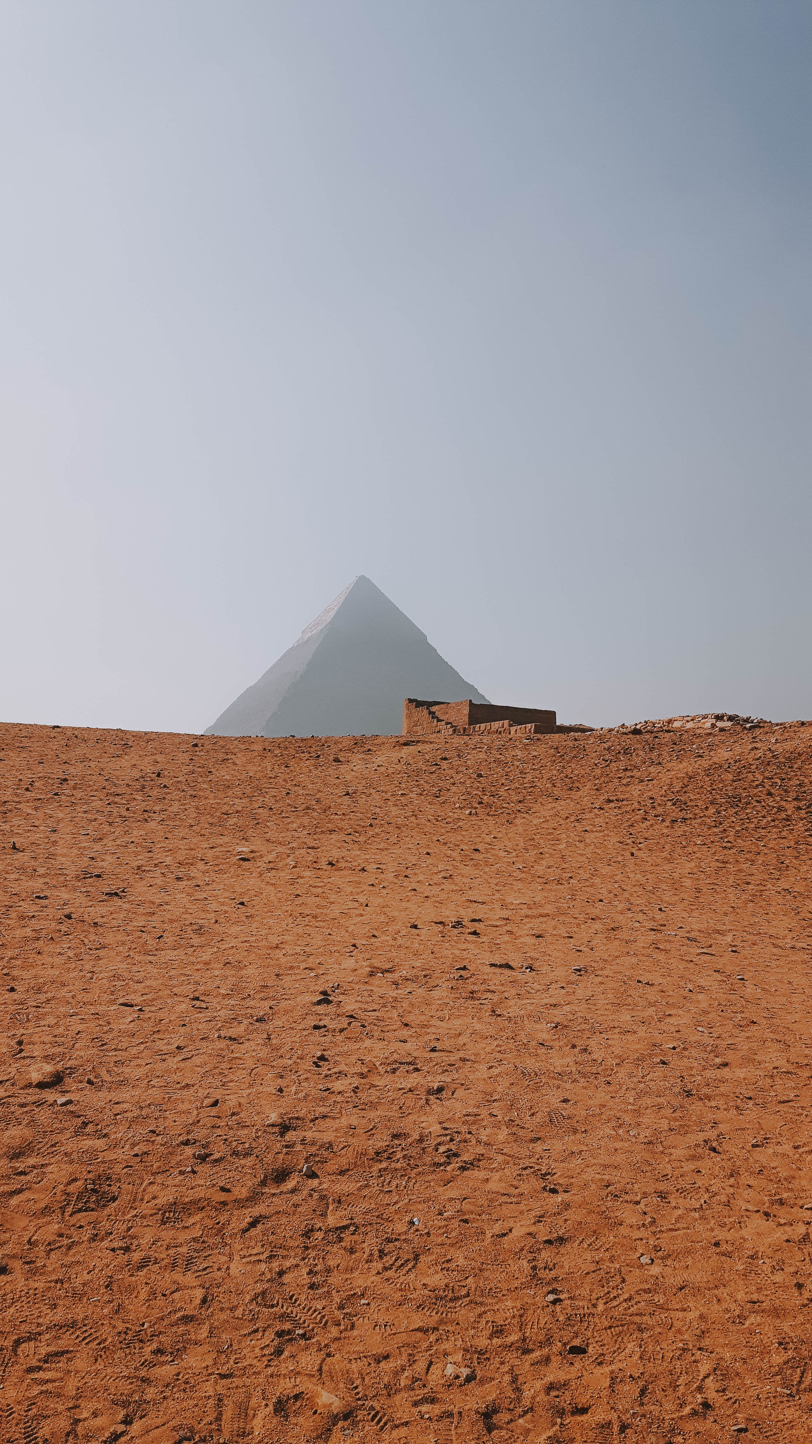climate, beauty in nature, triangle, grassland, flare, outdoors, travel, bunker, non-urban scene, remote, copy space, desert, field, tranquil scene, nature, Phone HD Wallpaper