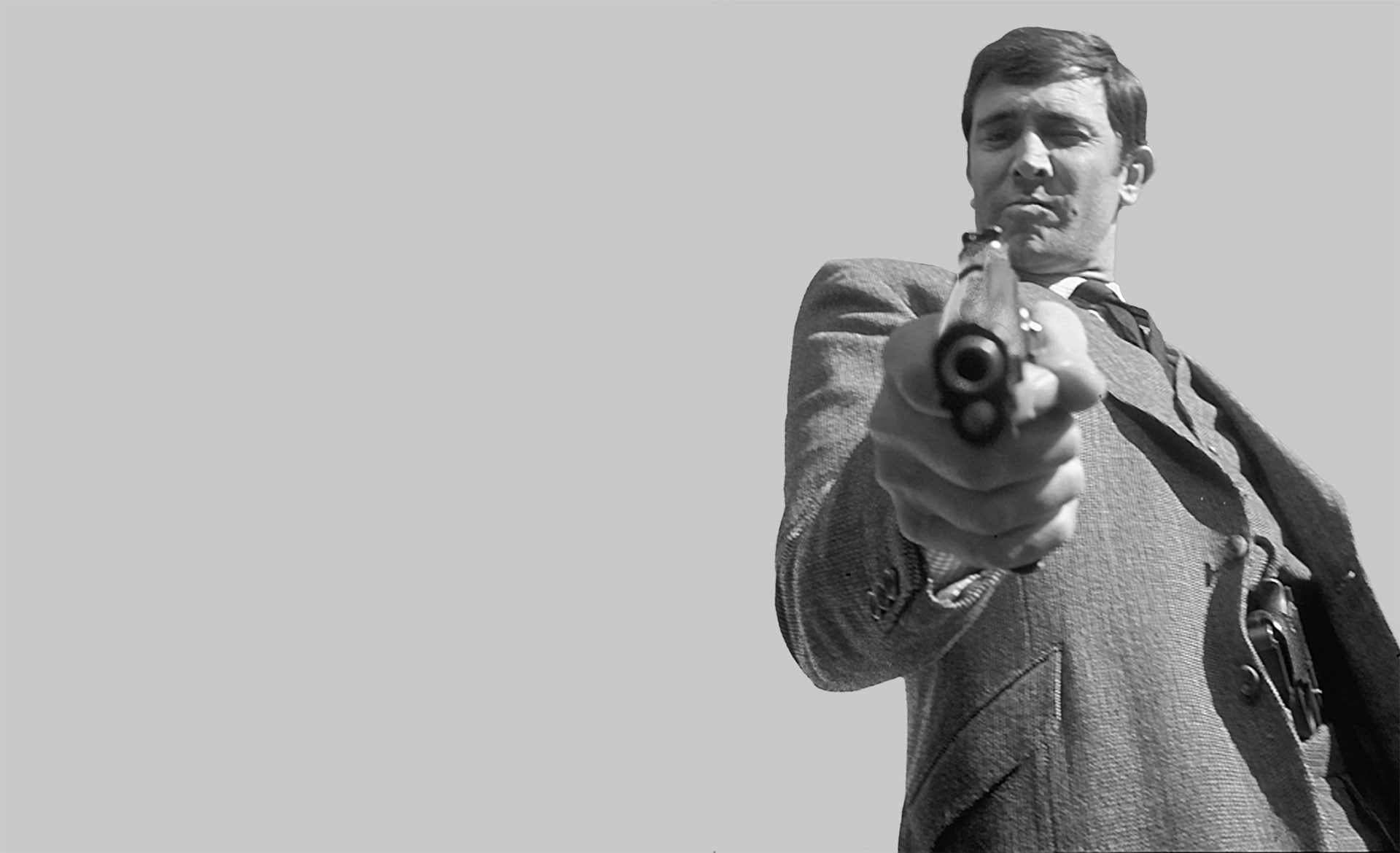 James Bond, On Her Majestys Secret Service, 1080P, monochrome, george  lazenby, movies, HD Wallpaper