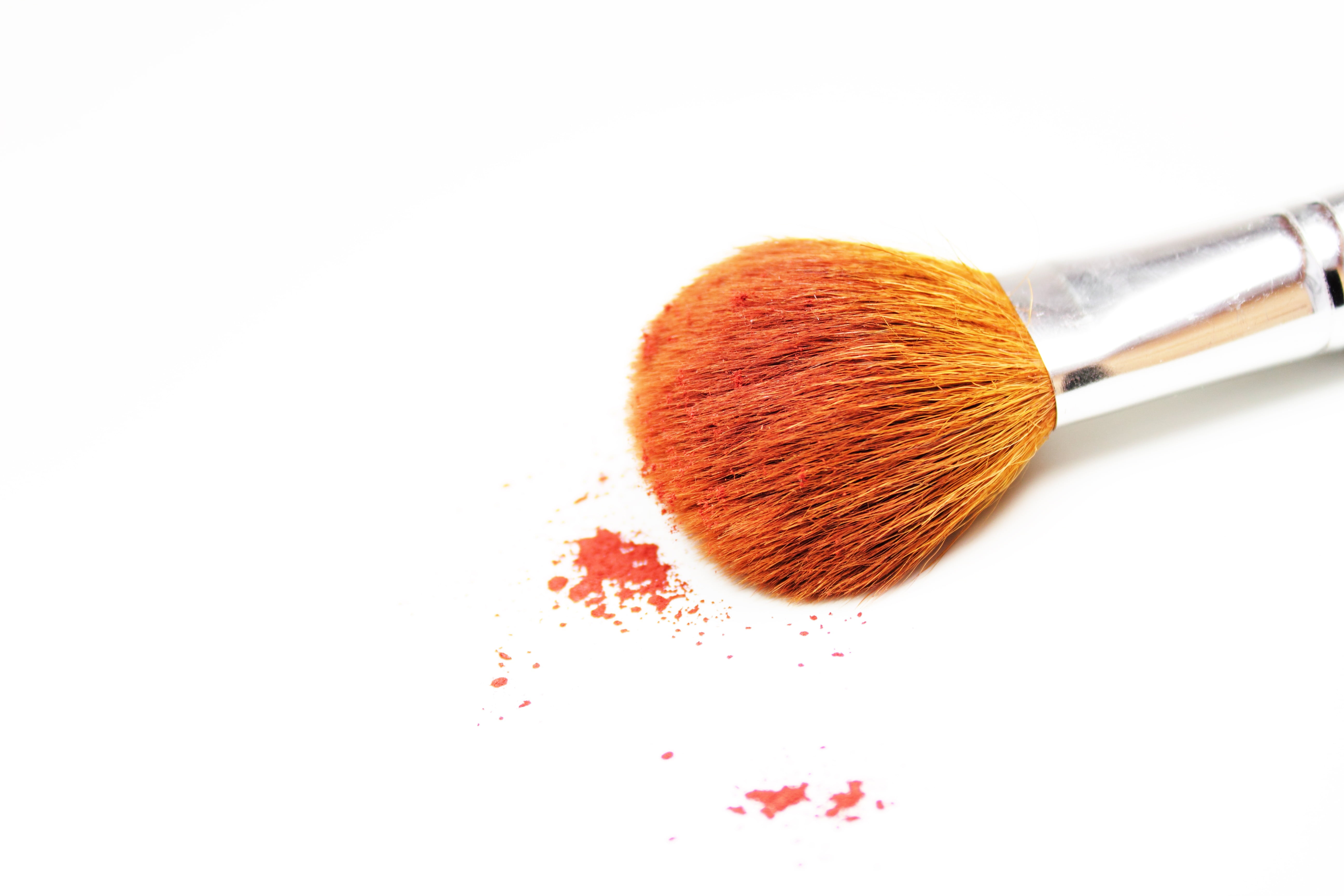 copy space, woman, makeup, facial Mask - Beauty Product, fashion, make-Up Brush, no people, isolated, blush - make-up, eyeshadow, white background, beauty, HD Wallpaper