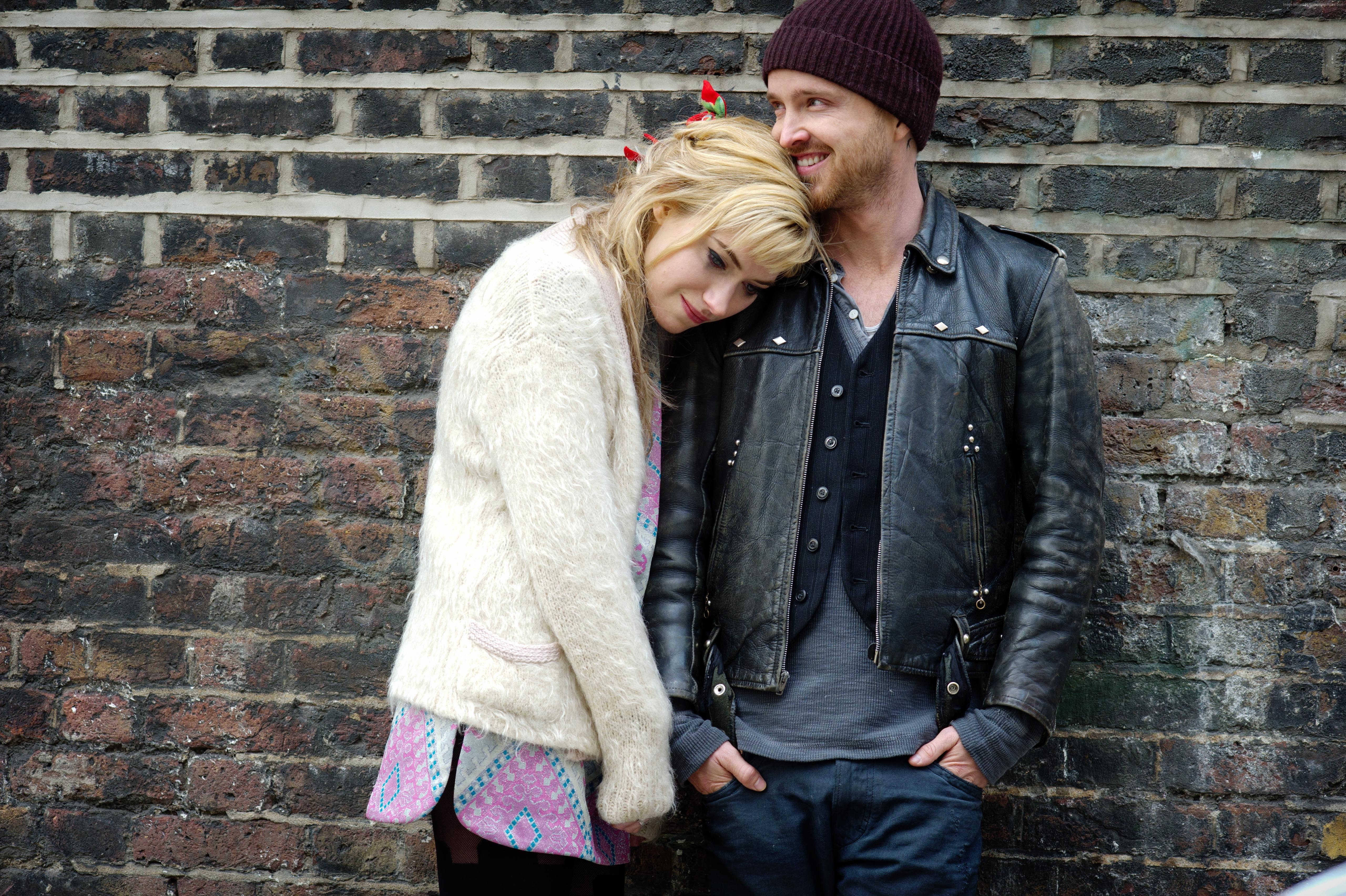 Best Movies, emotion, jacket, warm clothing, brick, clothing, men, architecture, hairstyle, togetherness, positive emotion, A Long Way Down, adult, leather, HD Wallpaper