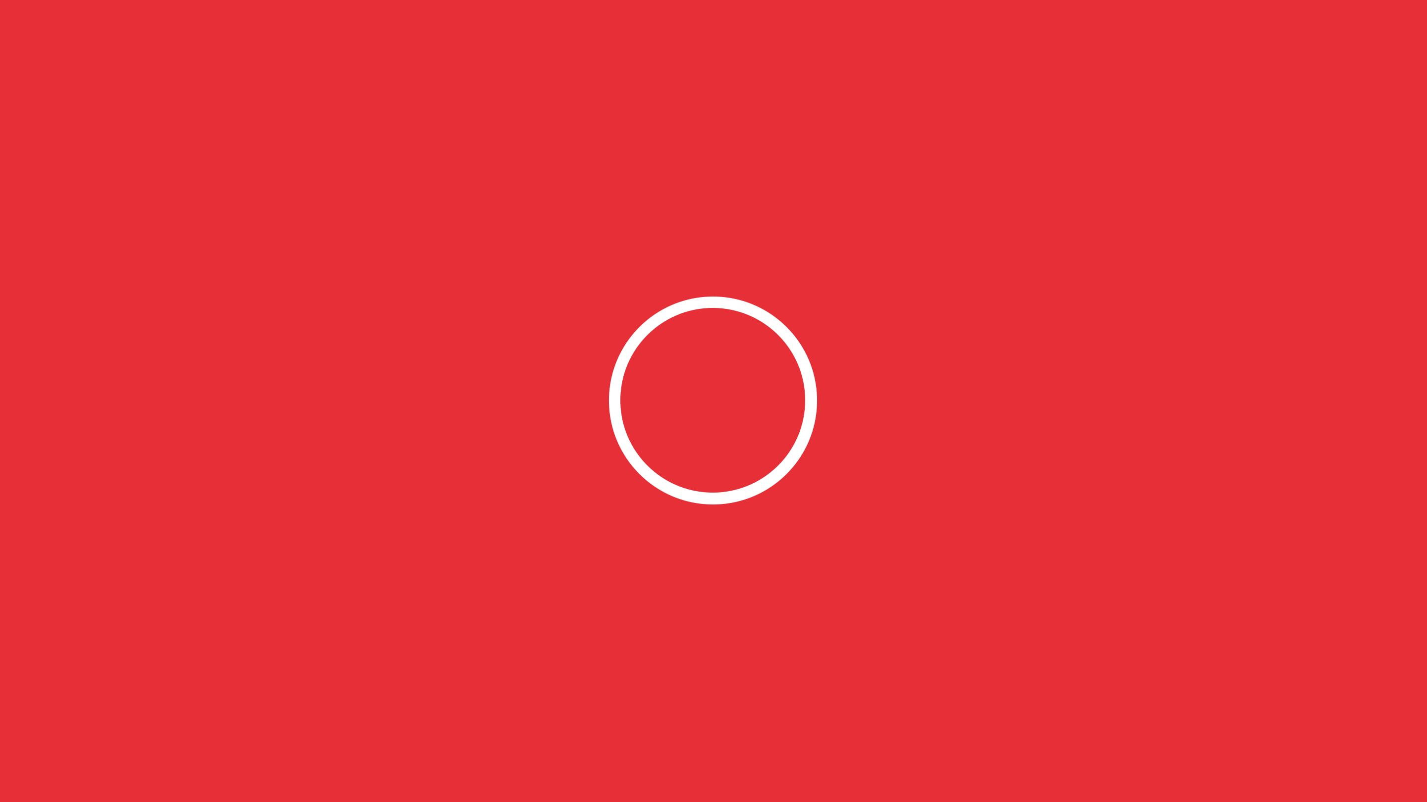simple background, 2K, minimalism, Her (movie), red, HD Wallpaper