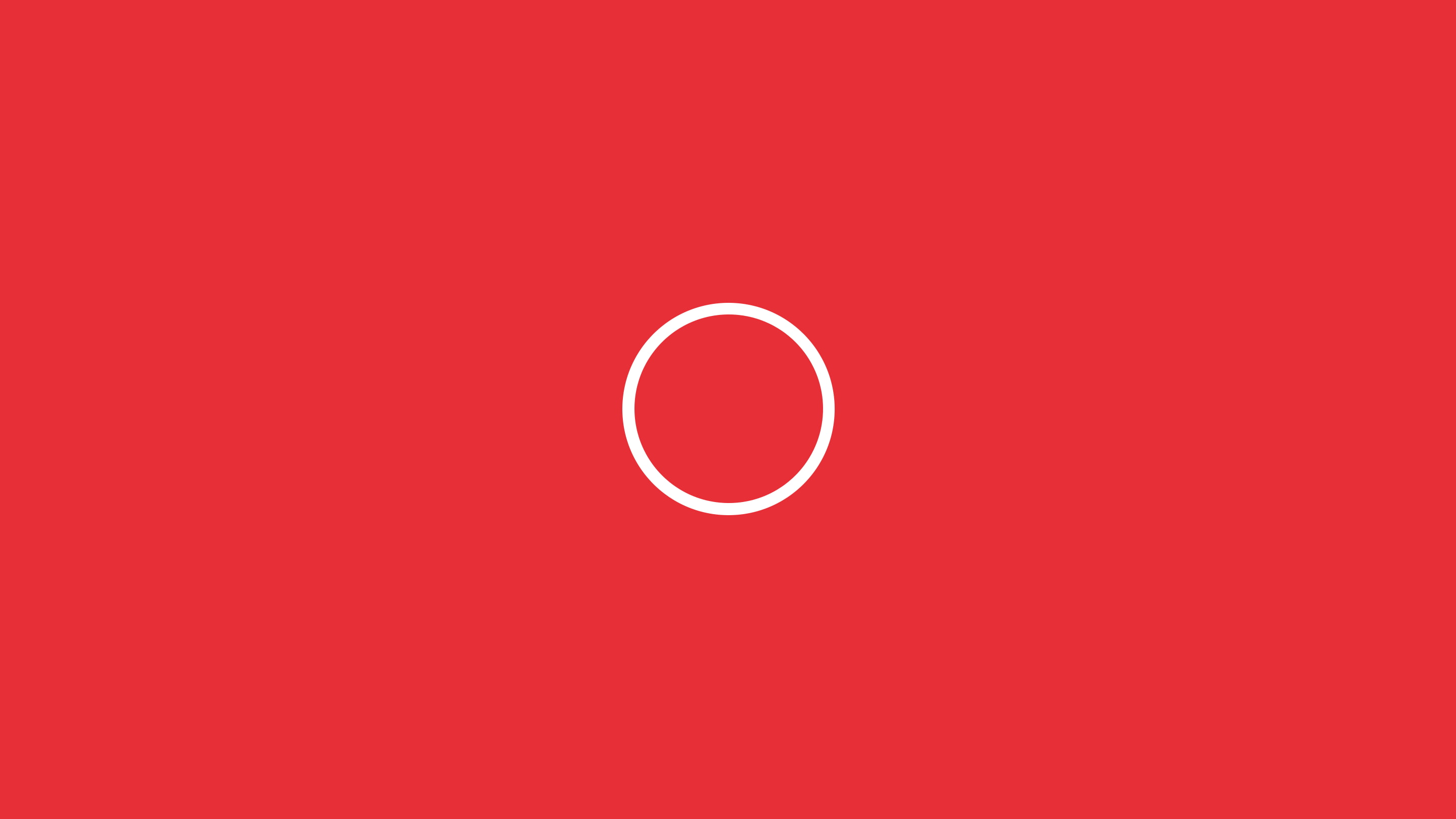2K, Simple Background, minimalism, red, Her (movie), HD Wallpaper