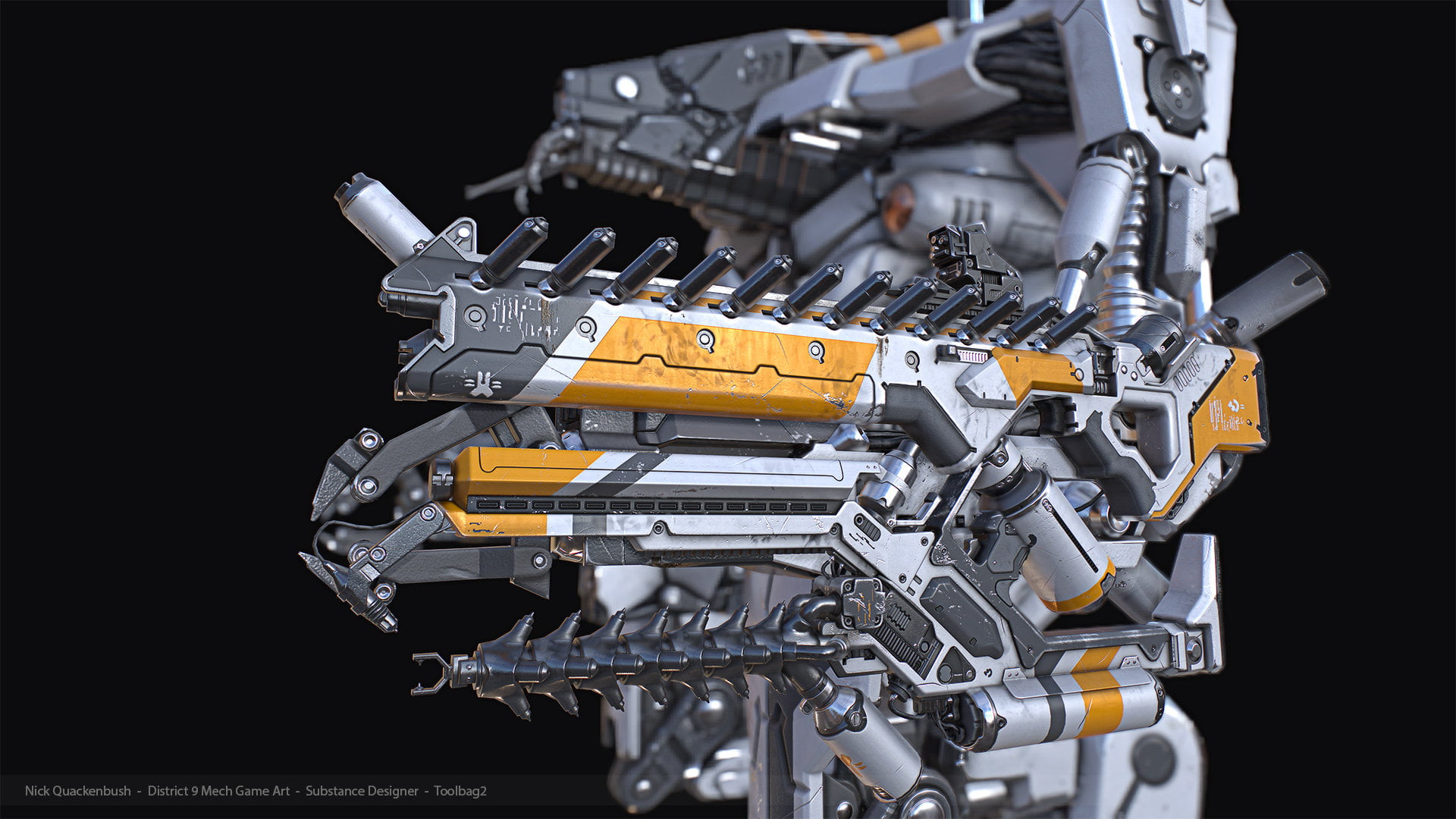 movie sets, 1080P, concept art, weapon, District 9, HD Wallpaper