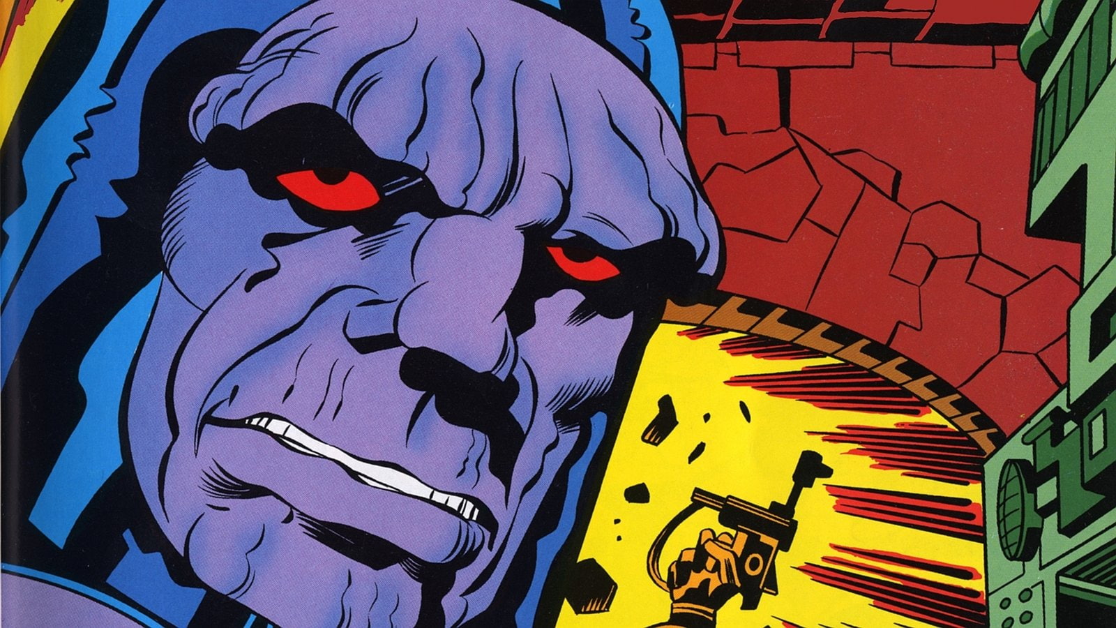 Darkseid (DC Comics), graffiti, red, music, archival, social issues, art and craft, multi colored, mural, Comics, representation, street art, pattern, 720P, HD Wallpaper