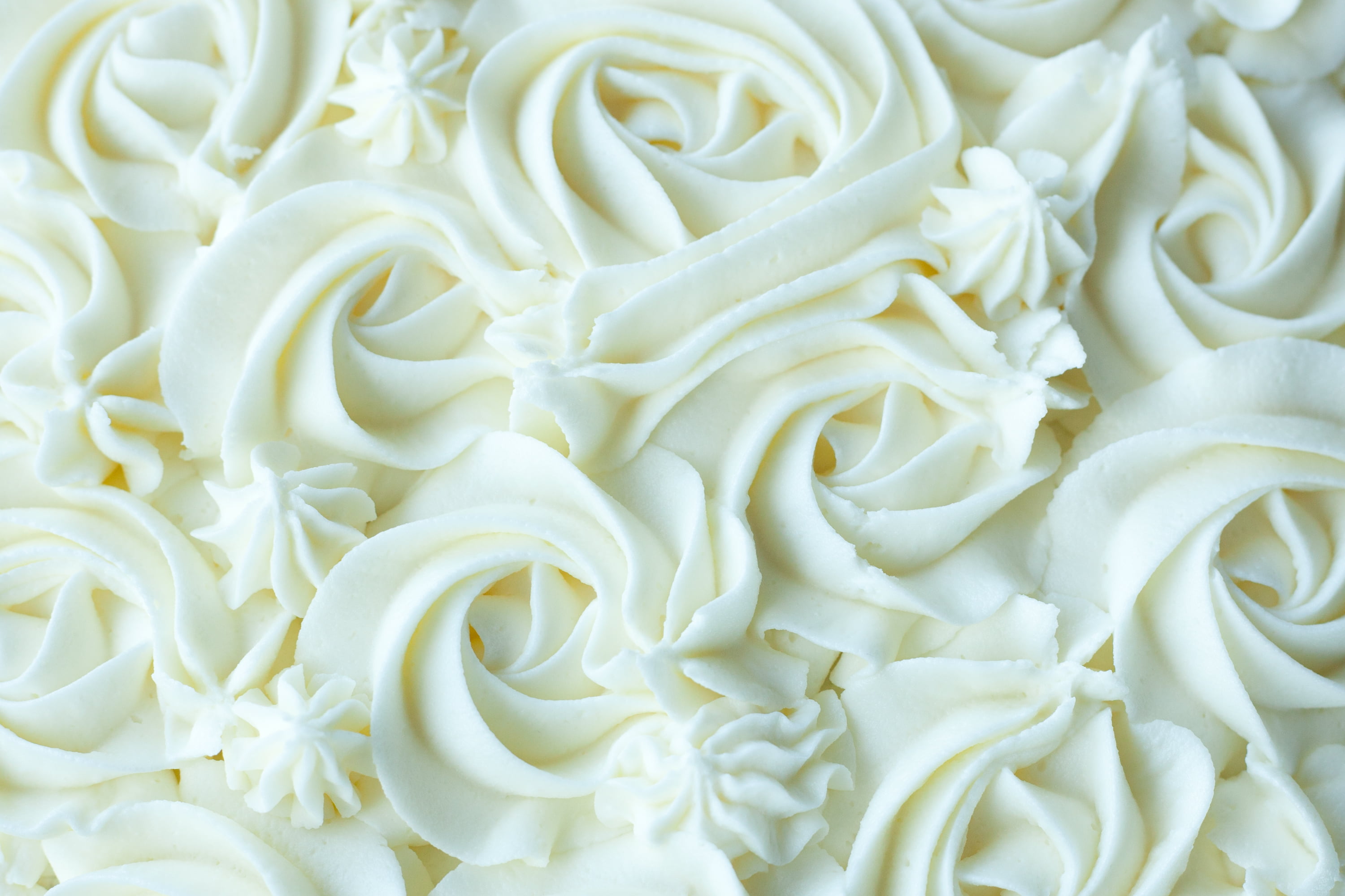 ingredient, texture, food and drink, still life, nature, temptation, cream, white, pasta, food, backgrounds, decoration, white color, freshness, gourmet, HD Wallpaper