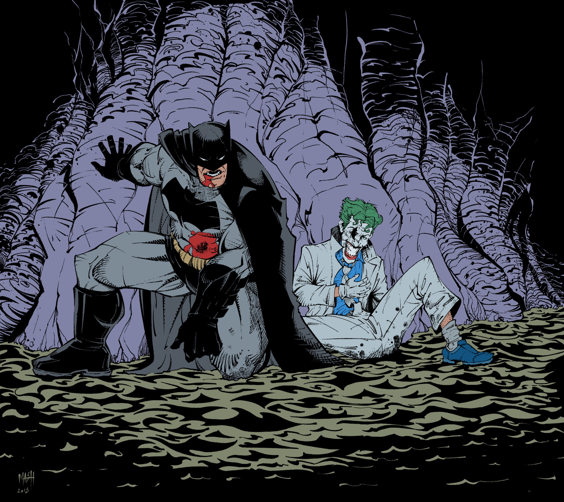 The Dark Knight Returns, Joker, Batman, 1080P, HD Wallpaper