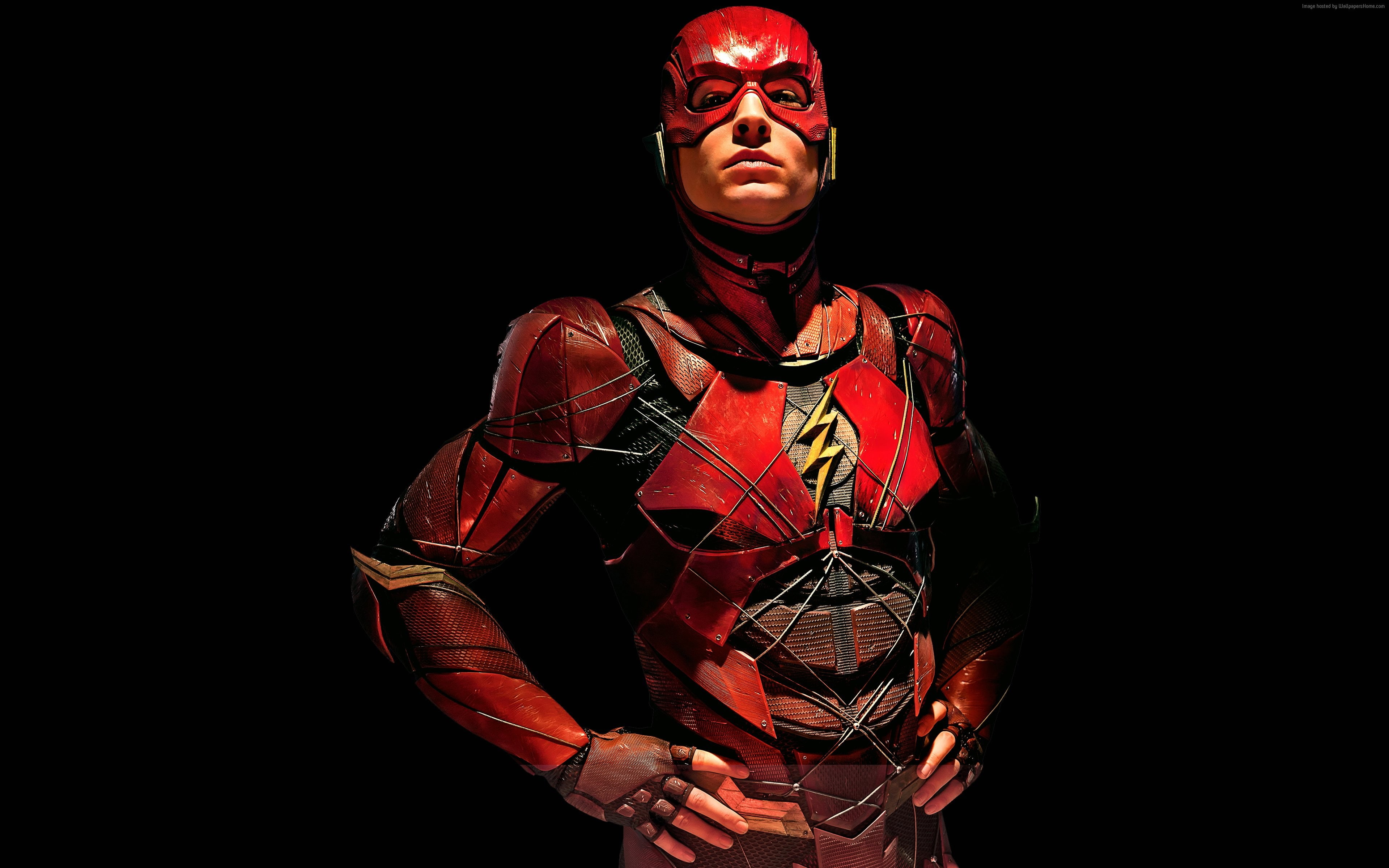 4k, Grant Gustin, Justice League, The Flash, 4K, HD Wallpaper