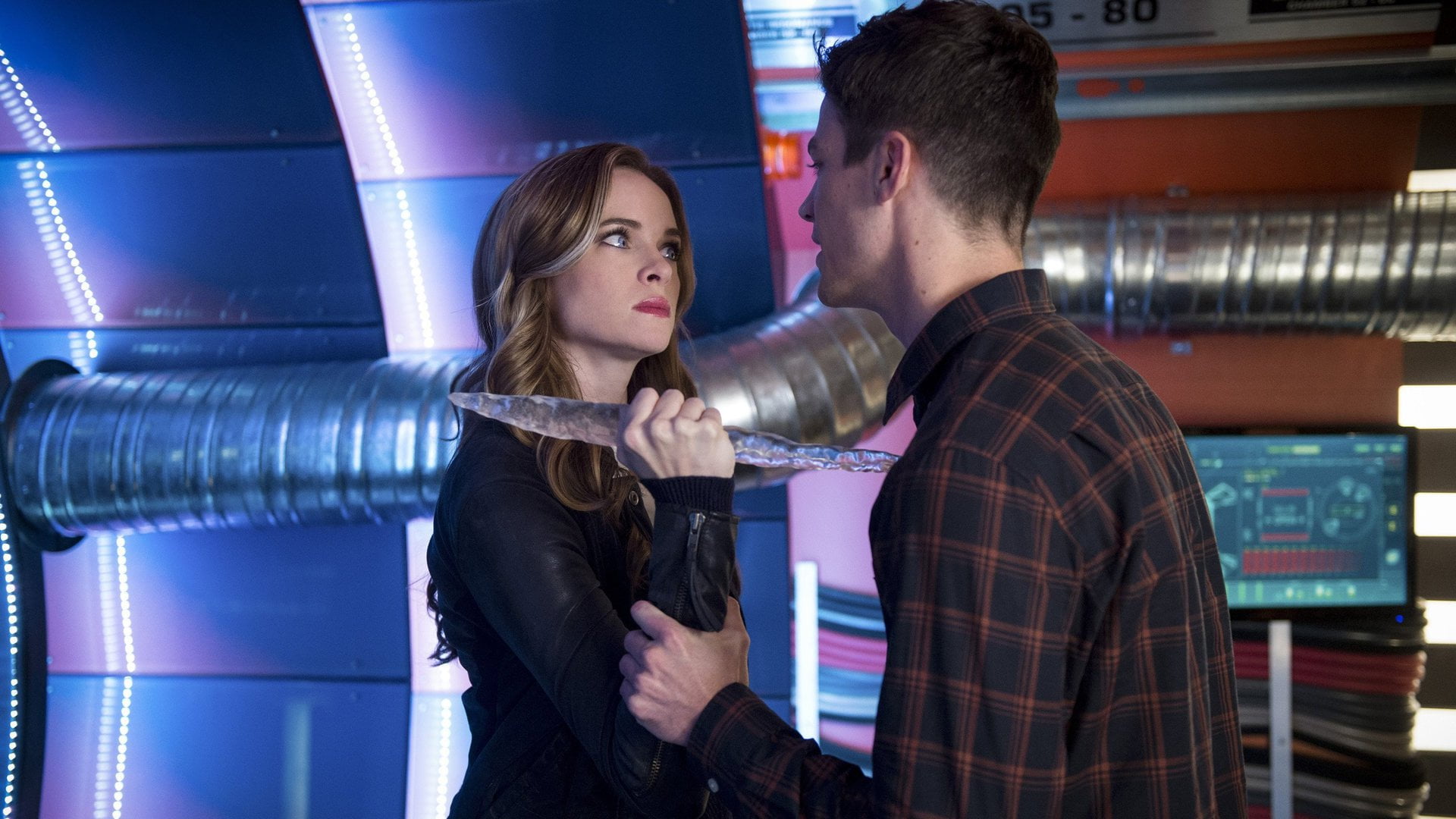 Grant Gustin, 1080P, Danielle Panabaker, The Flash (2014), TV Show, HD Wallpaper