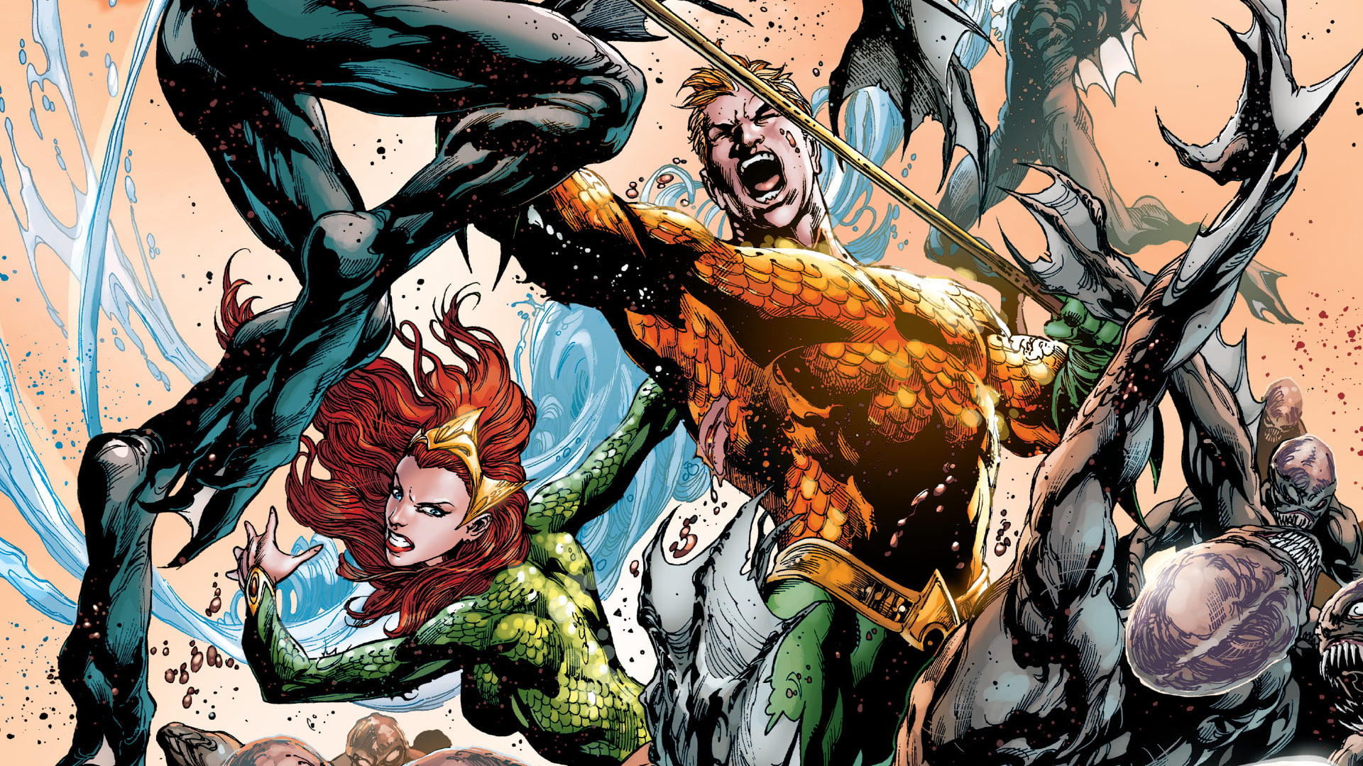 Aquaman, 1080P, Comics, Mera (DC Comics), HD Wallpaper
