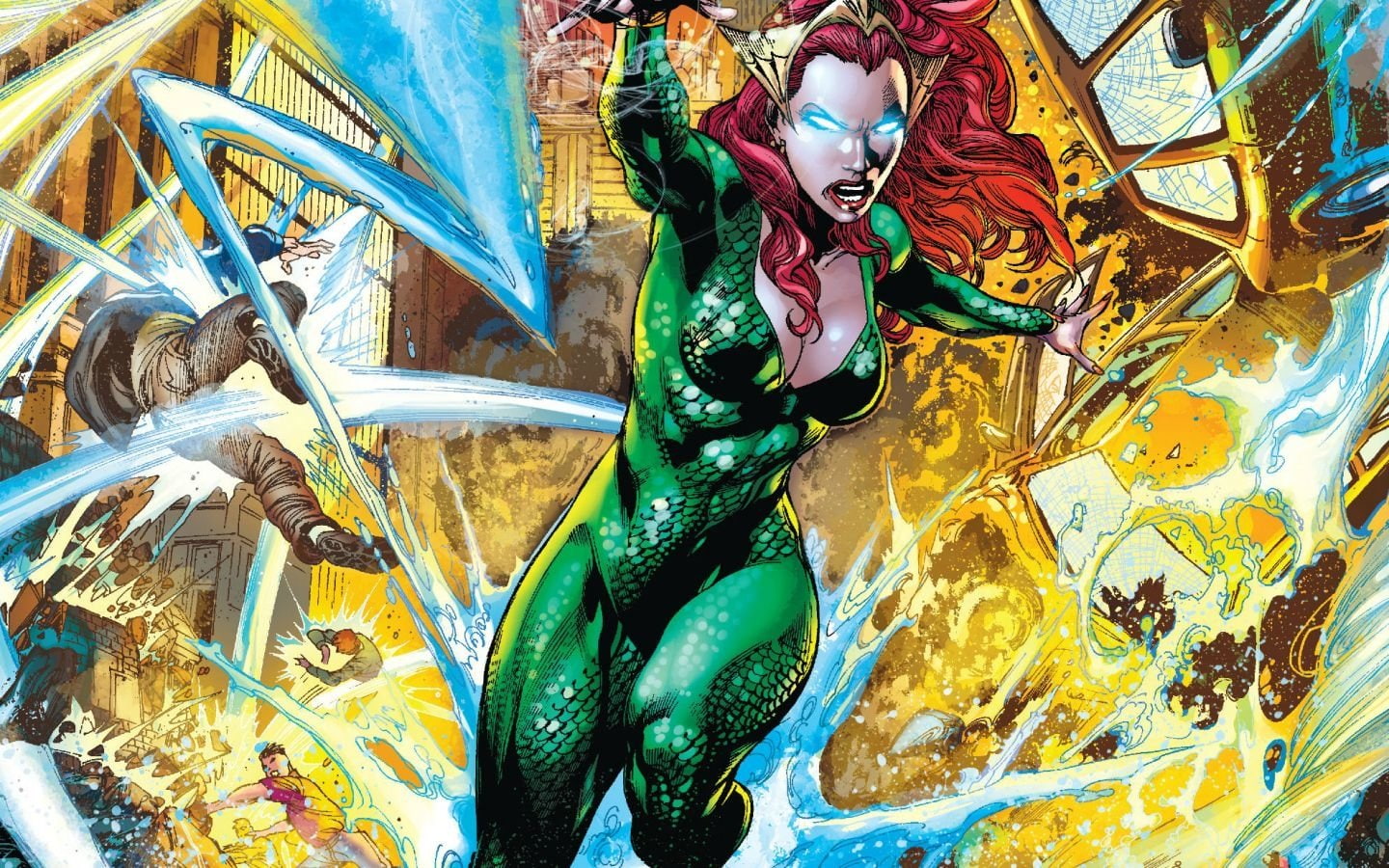 mask - disguise, sculpture, carnival, 720P, Mera (DC Comics), representation, creativity, human representation, arts culture and entertainment, Comics, HD Wallpaper
