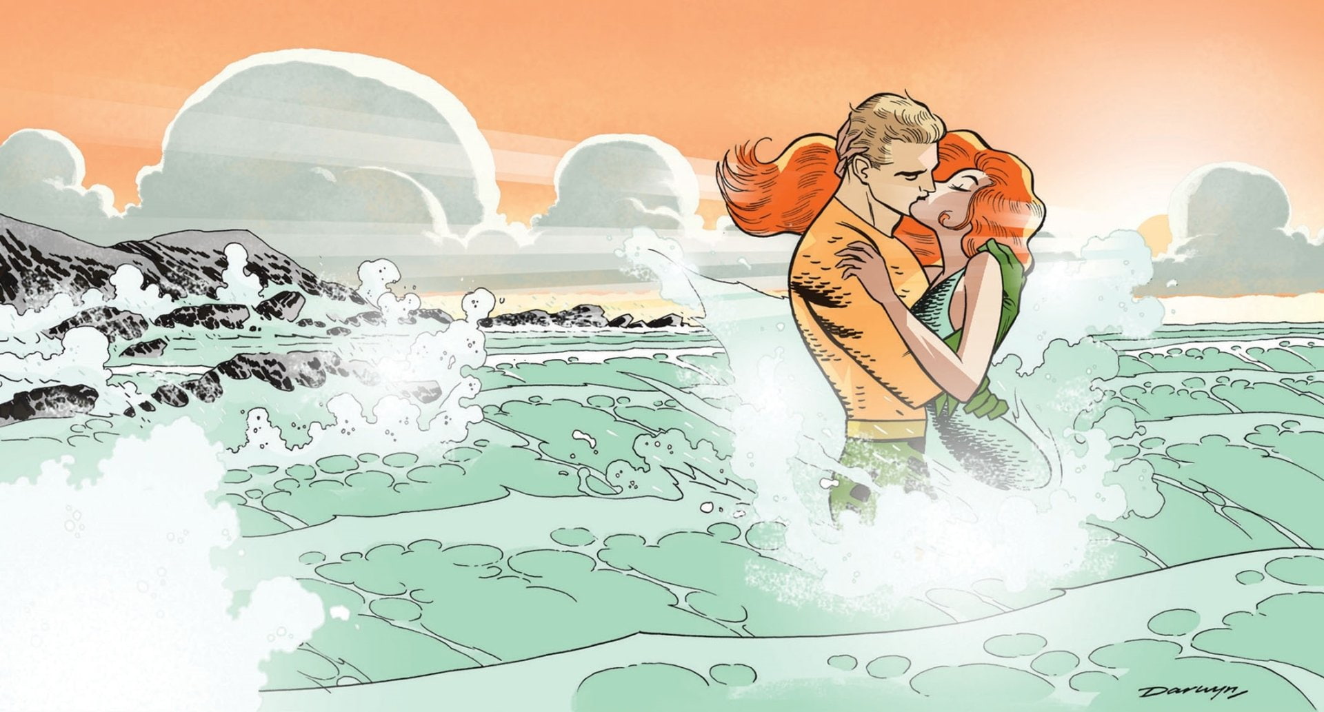 1080P, Aquaman, Mera (DC Comics), Comics, HD Wallpaper