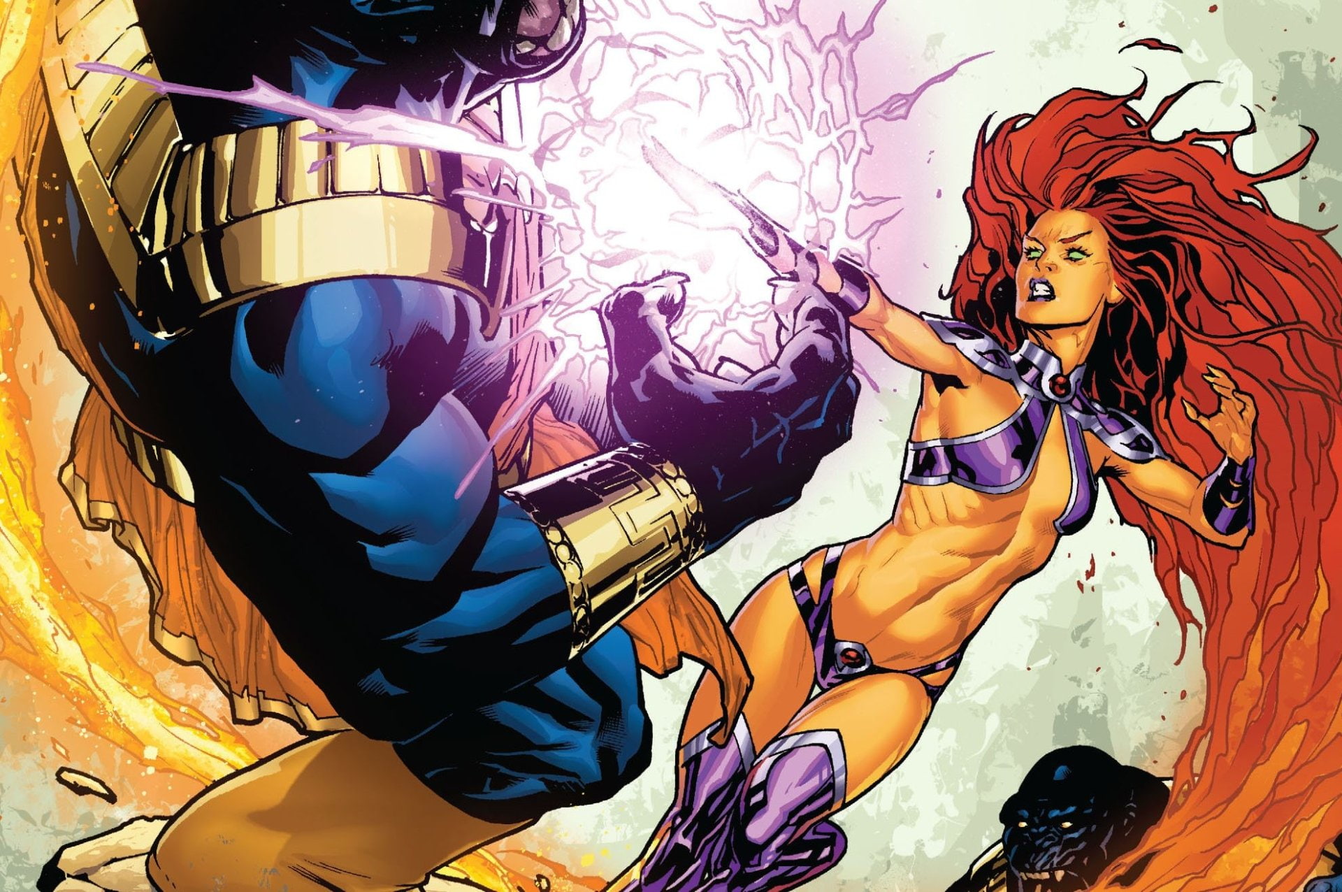 Comics, Starfire, 1080P, HD Wallpaper