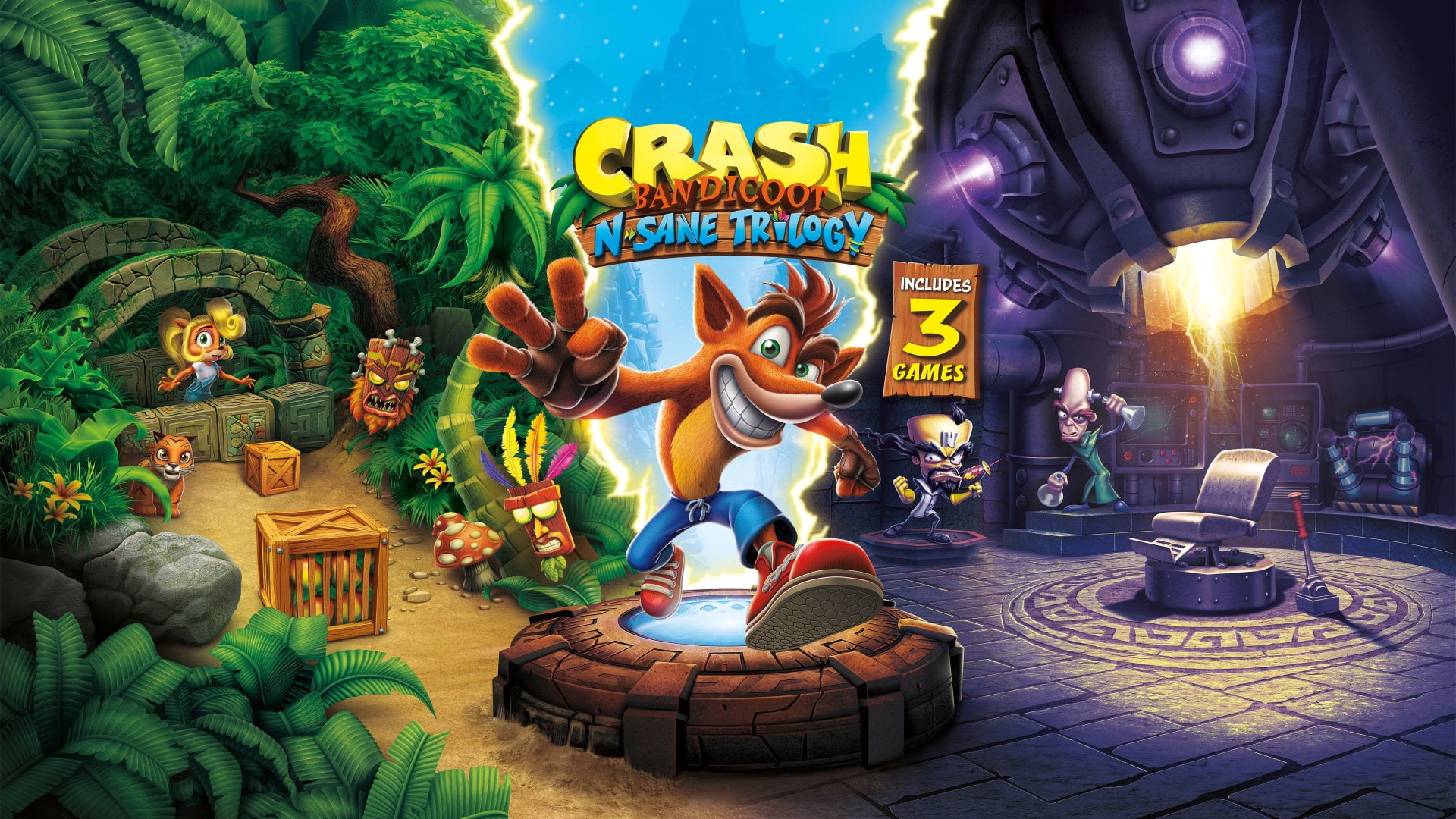 Crash Bandicoot N. Sane Trilogy, 1080P, Video Game, HD Wallpaper