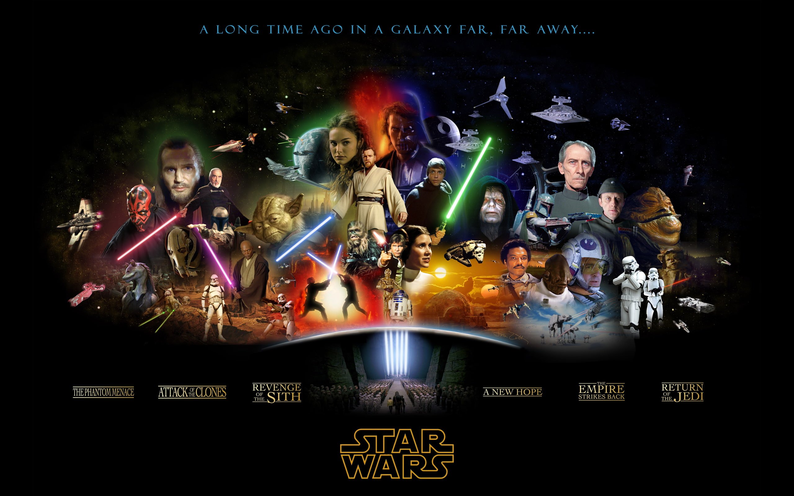 Trilogy, 2K, Star Wars, movies, HD Wallpaper