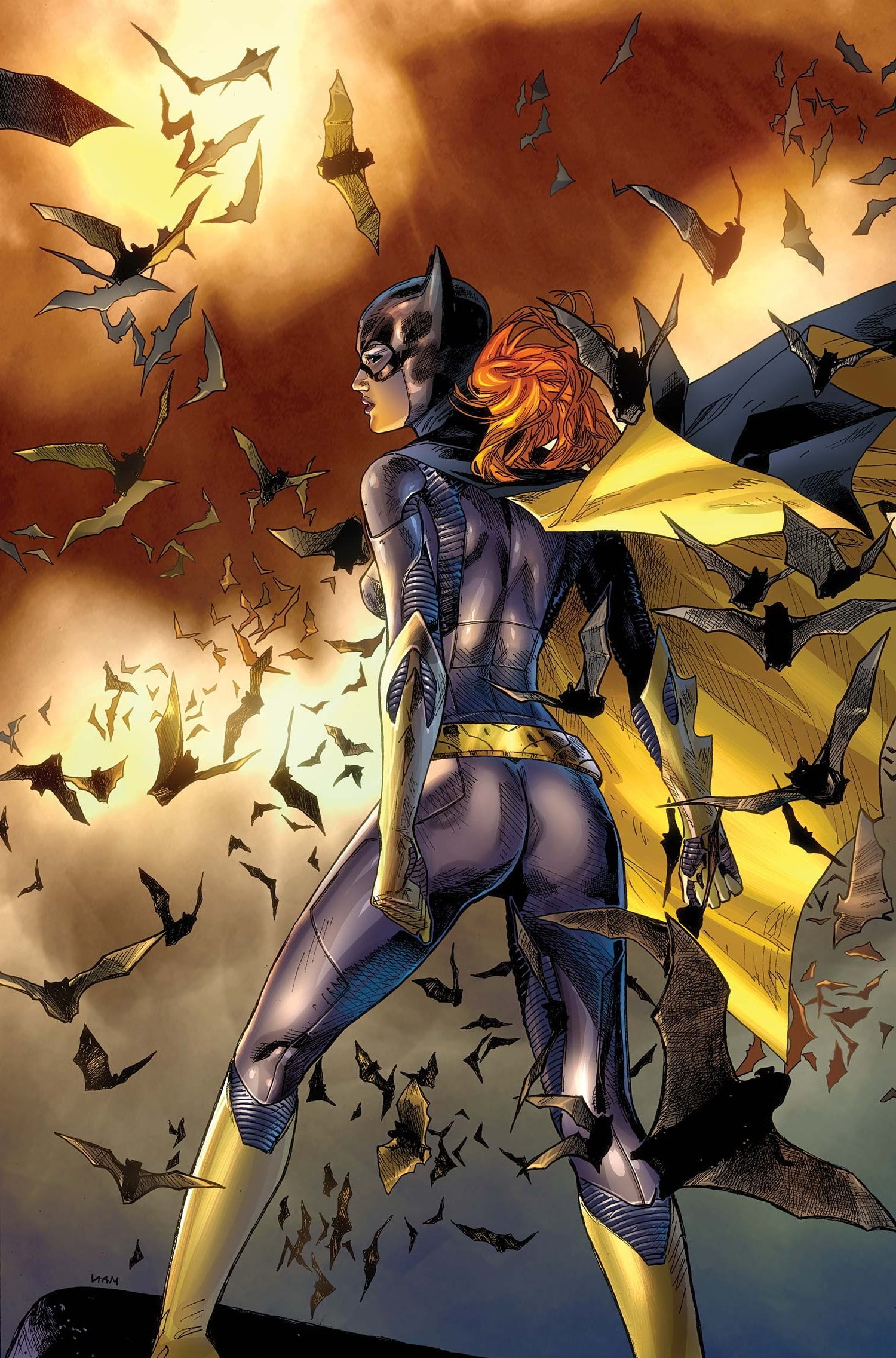 nature, fantasy, one person, Superheroines, Batgirl, Batman Eternal, chaos, adult, representation, women, group of animals, Batman, vertebrate, flying, Phone HD Wallpaper