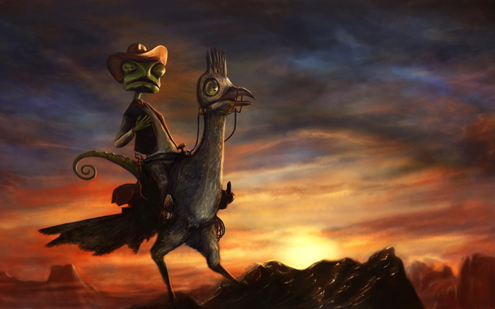 Rango, 720P, Movie, HD Wallpaper