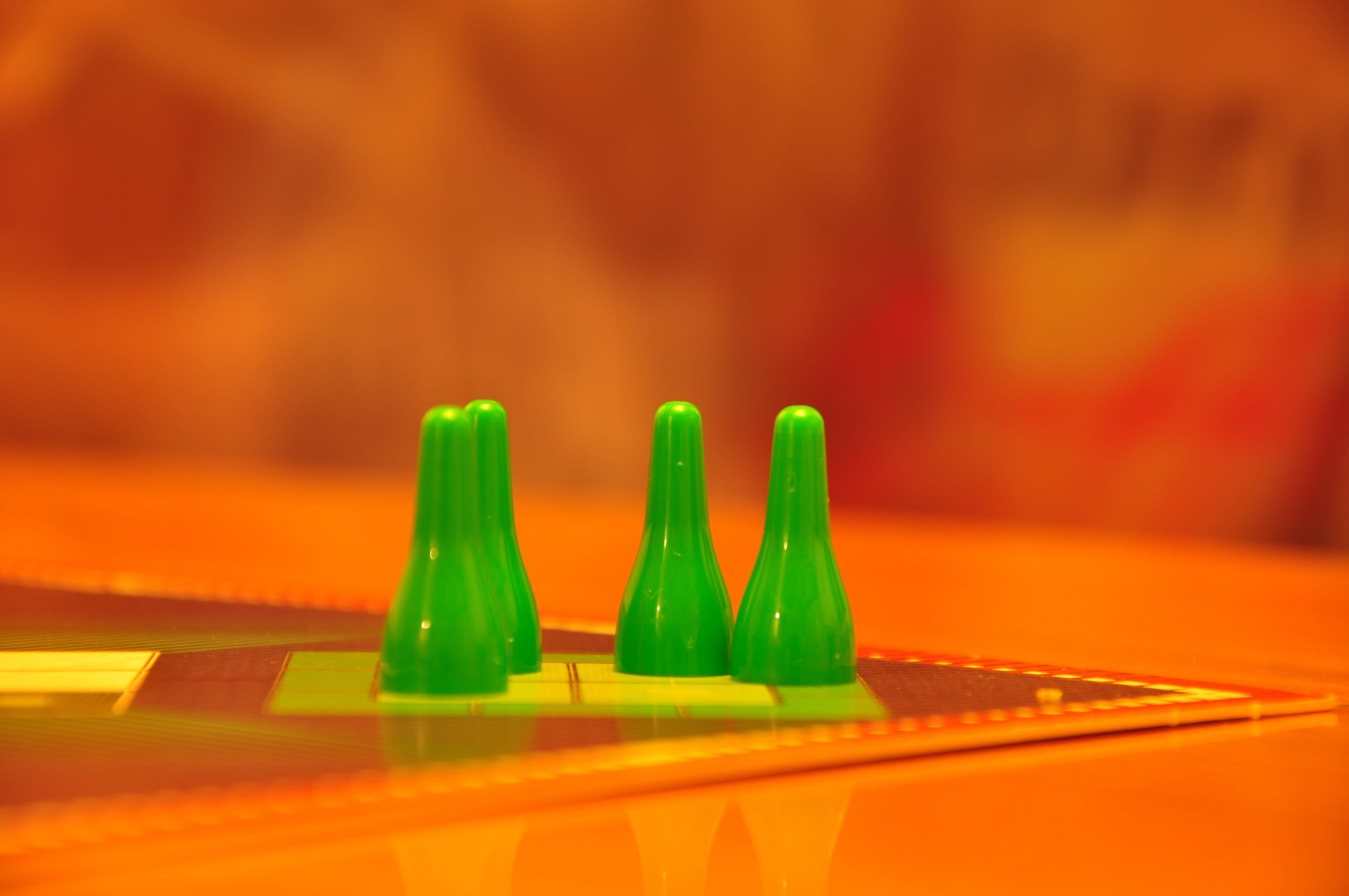 toy block, Pawns, plastic, Game, in a row, no people, group of objects, close-up, wood - material, toy, creativity, multi colored, game, green color, leisure games, HD Wallpaper