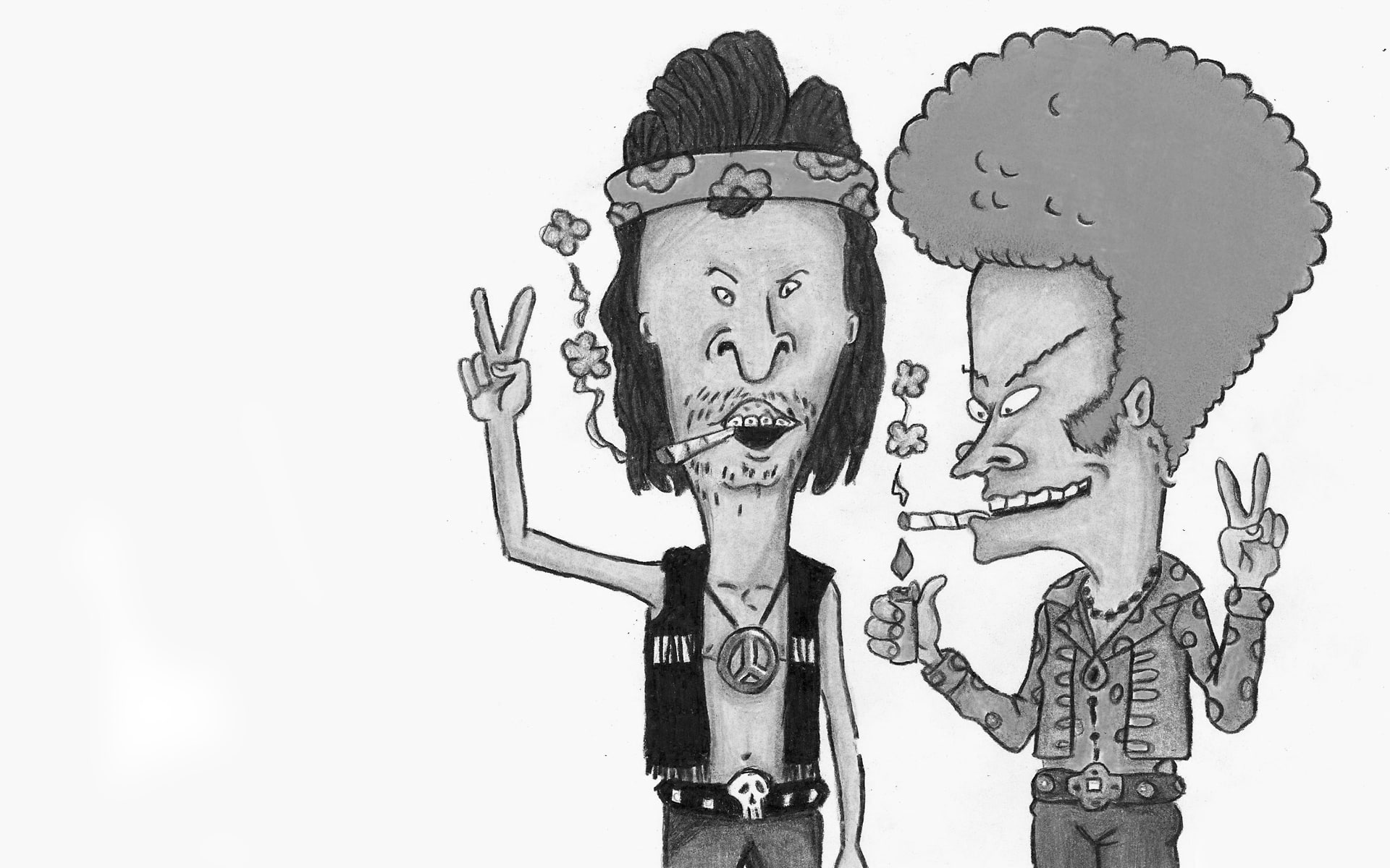 beavis, butthead, joint, 420, marijuana, 1080P, HD Wallpaper