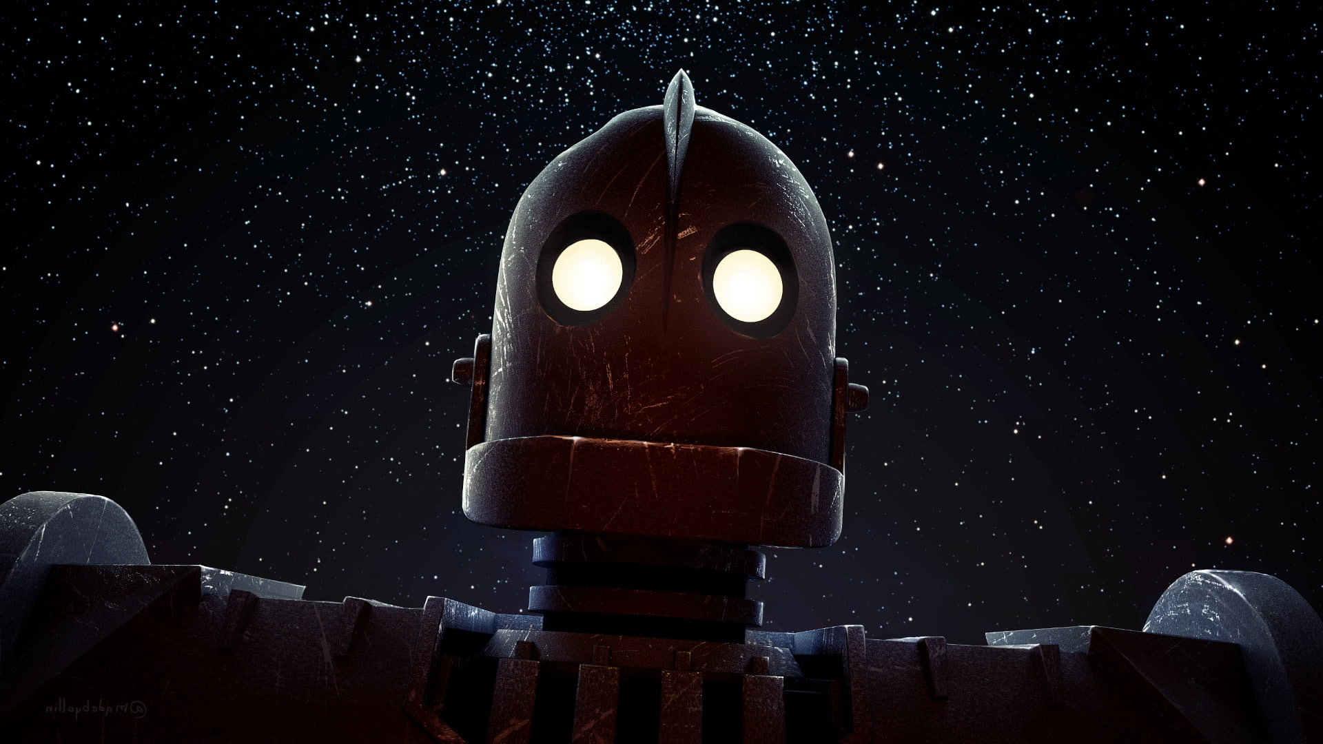 metal, space exploration, star - space, connection, architecture, equipment, focus on foreground, night, low angle view, the iron giant stars lights movies, HD Wallpaper