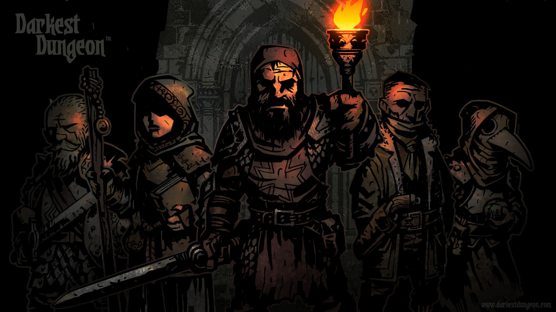 video games, Darkest Dungeon, Steam (software), 1080P, HD Wallpaper