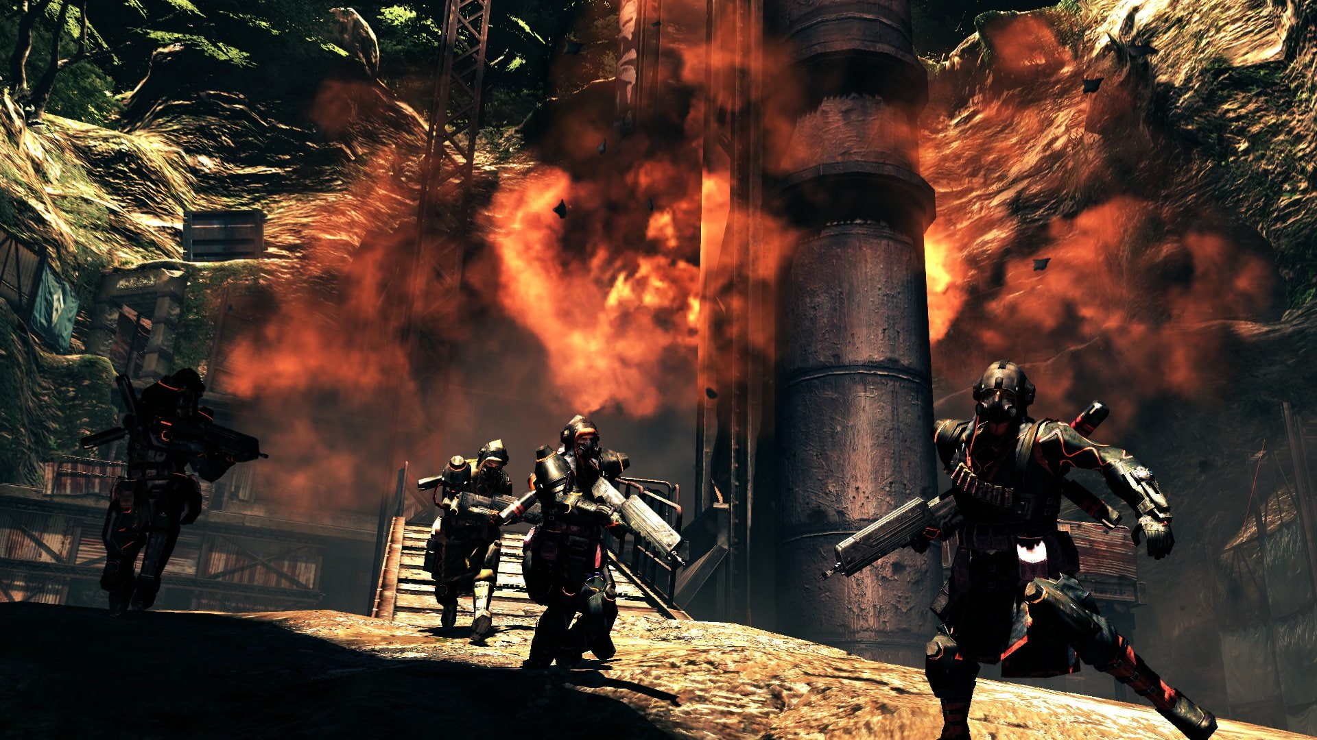 sci fi, warrior, action, lost, armor, planet, lost planet, 1080P, HD Wallpaper