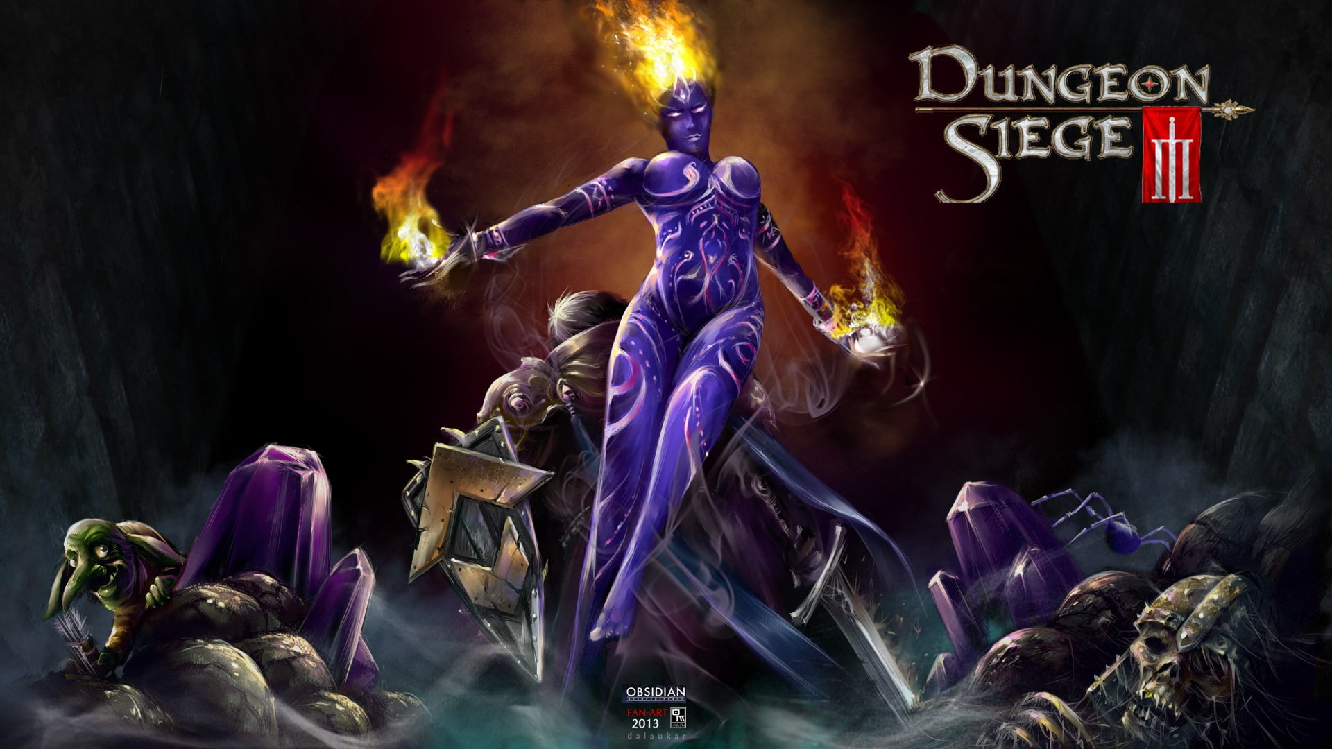 Dungeon Siege III, 1080P, HD Wallpaper
