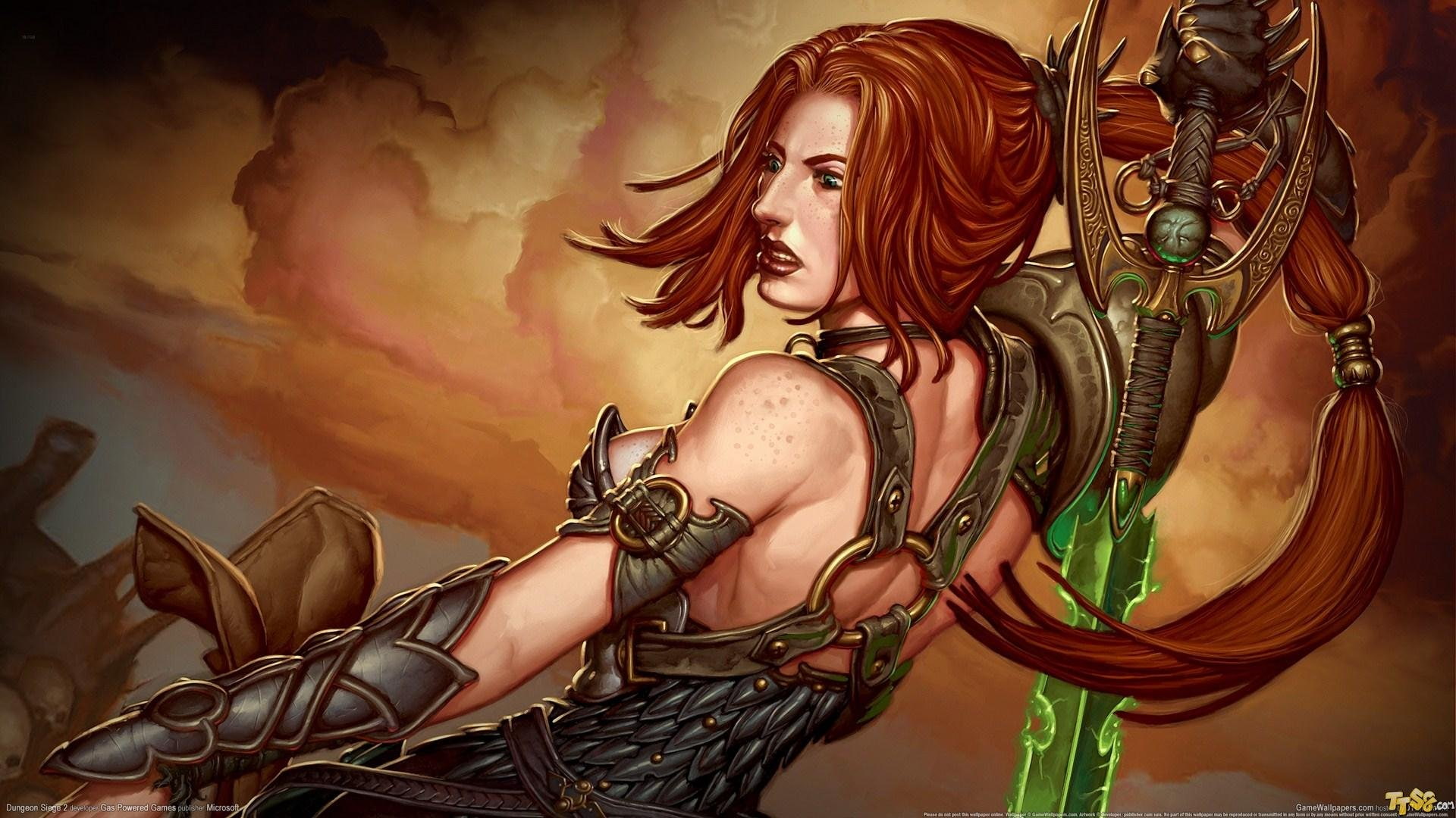 action, siege, warrior, 1080P, fighting, adventure, dungeon, fantasy, rpg, HD Wallpaper