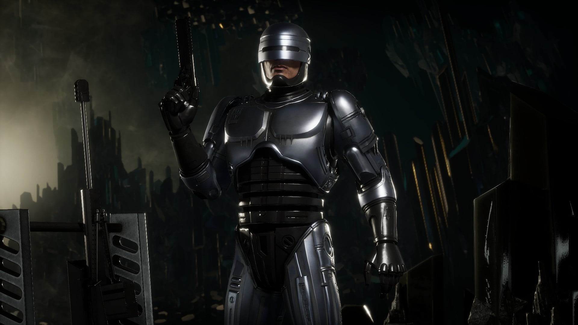 Mortal Kombat 11, 1080P, video games, RoboCop, HD Wallpaper