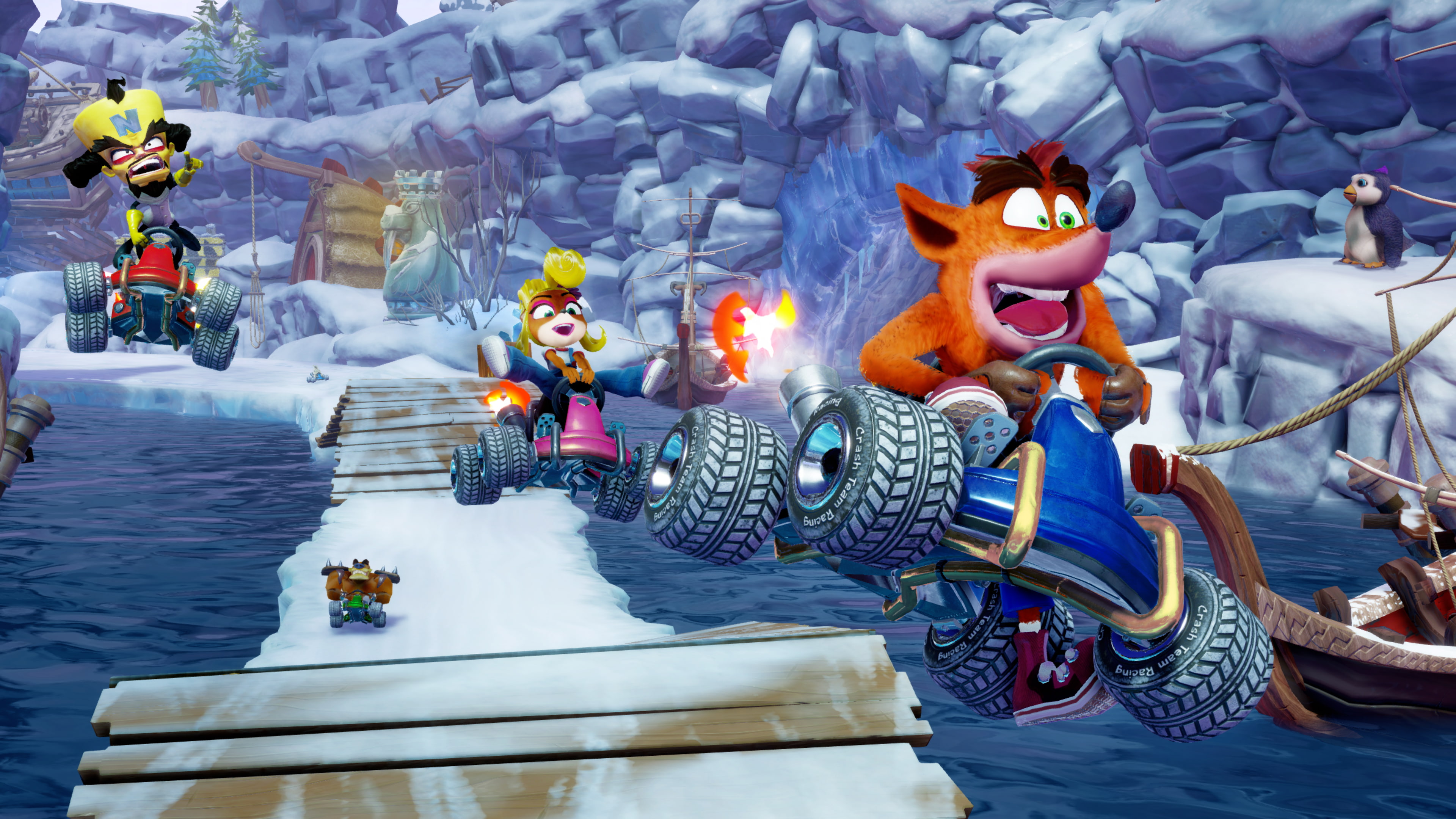 Crash Team Racing, Video Game, Crash Bandicoot, 4K, HD Wallpaper