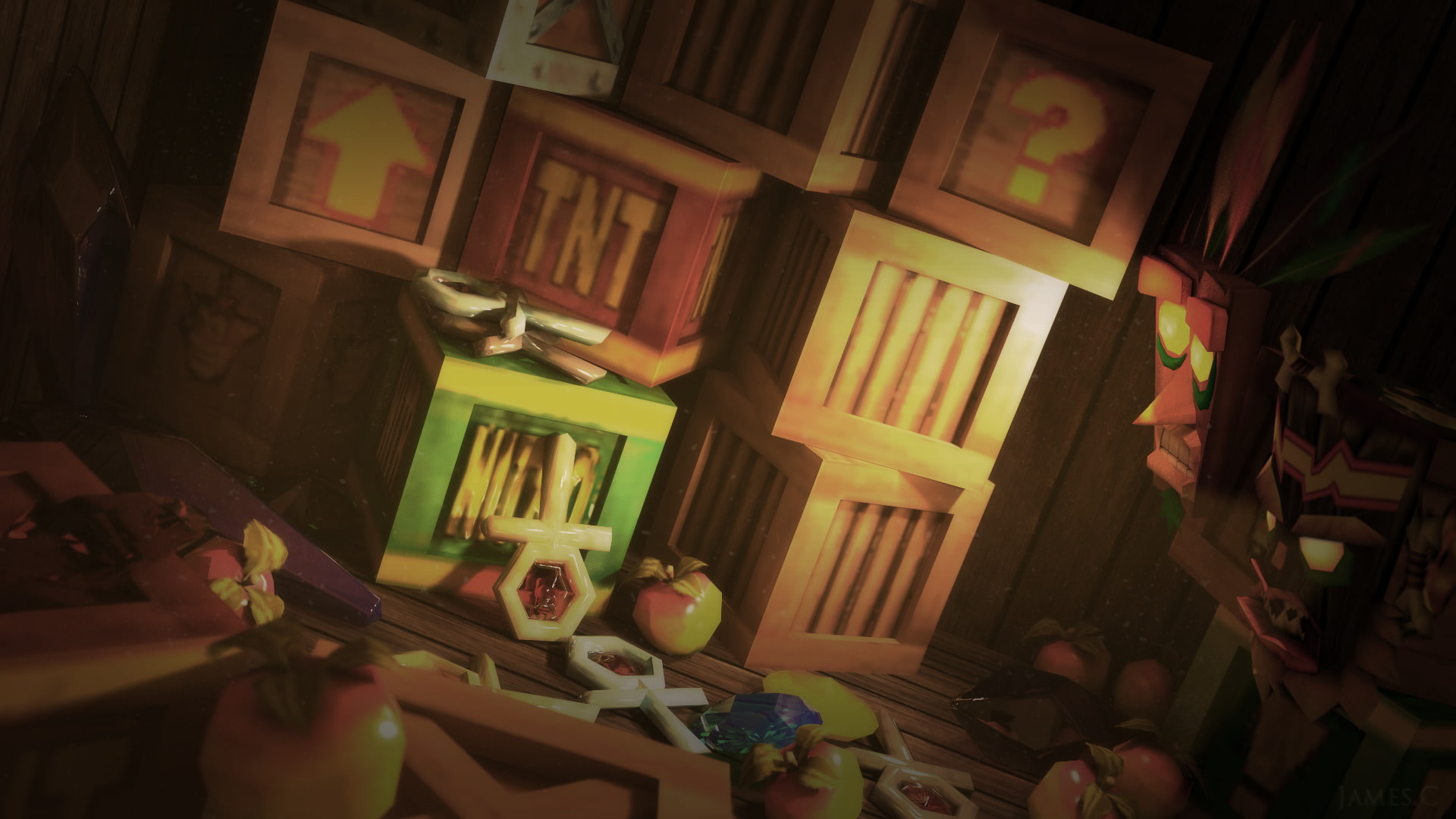 1080P, Crash Bandicoot, Video Game, HD Wallpaper