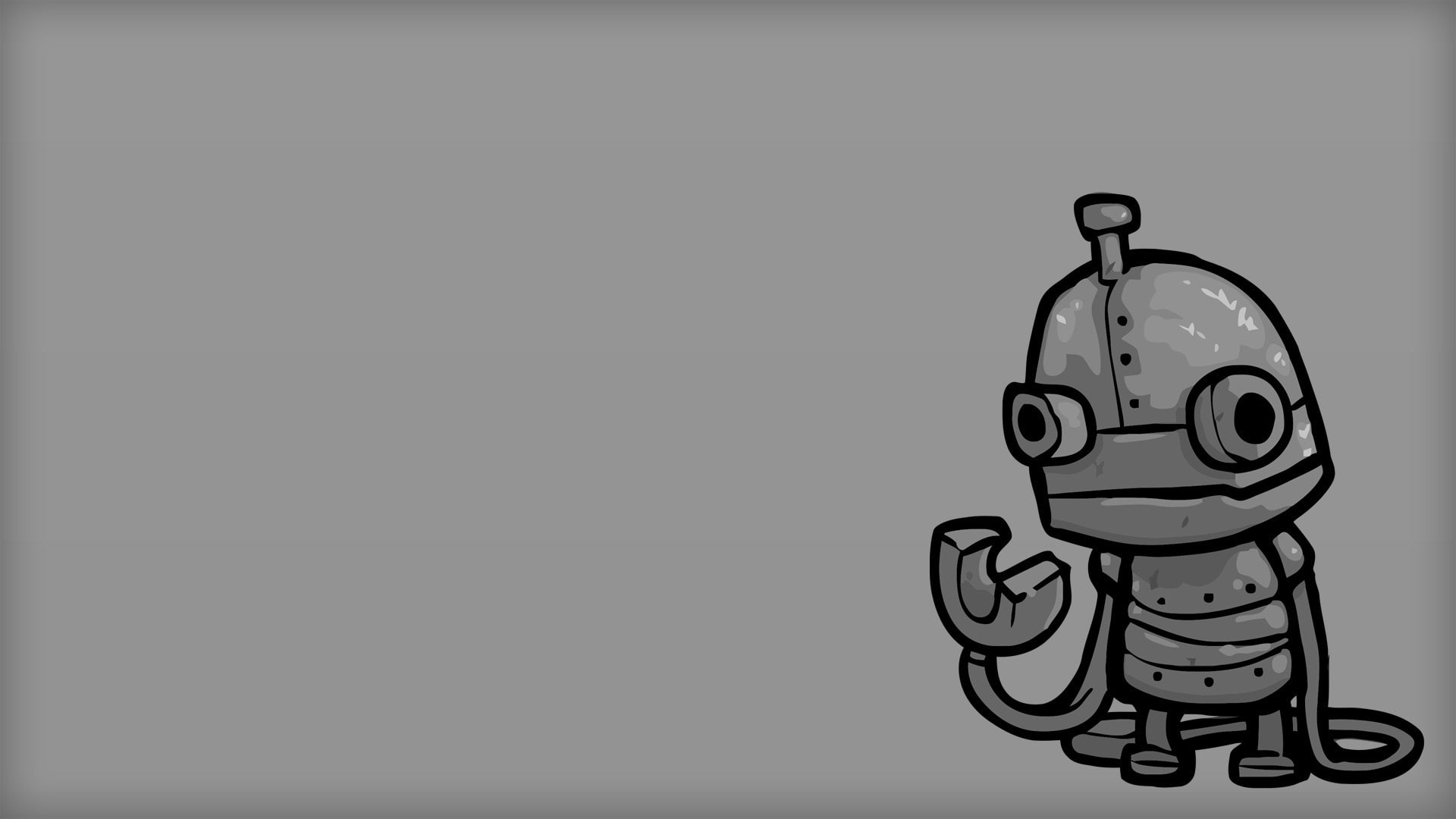 Machinarium, 1080P, minimalism, robot, HD Wallpaper
