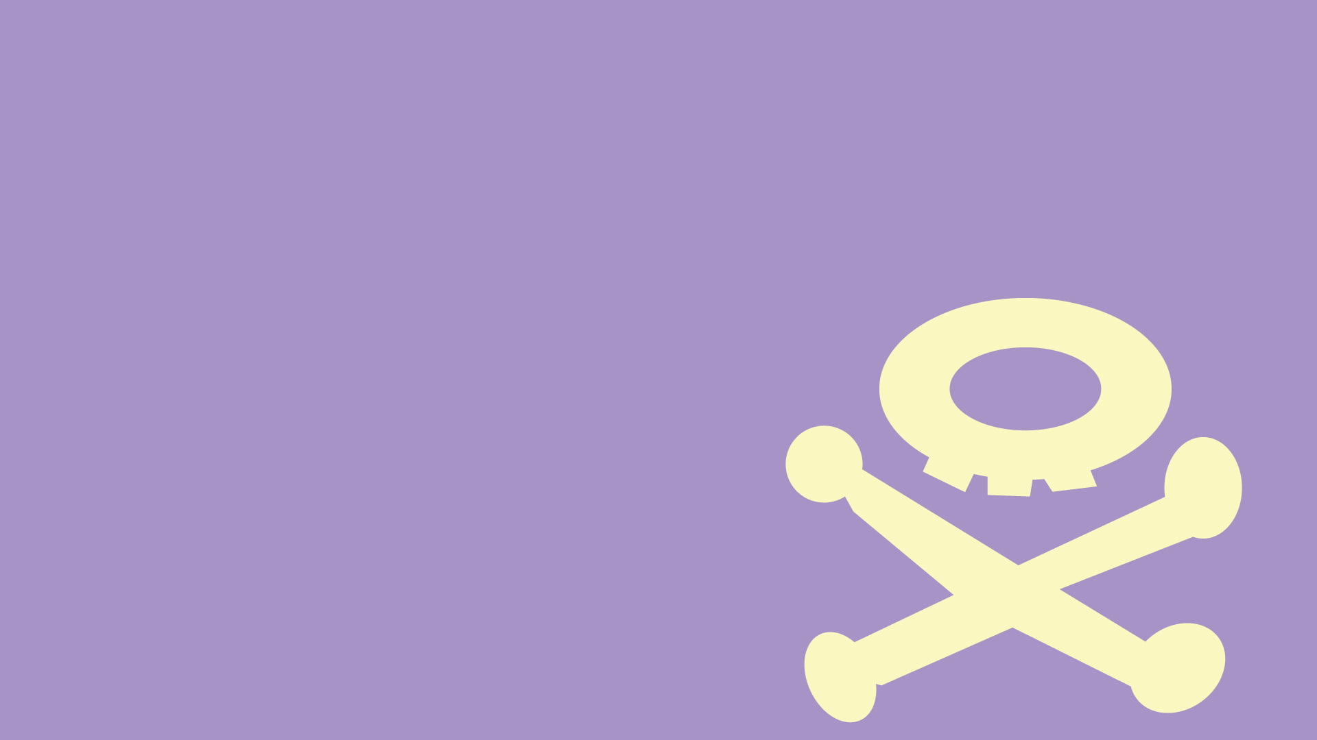 illustration, koffing, purple background, minimalism, symbol, poison, background, 1080P, purple, HD Wallpaper