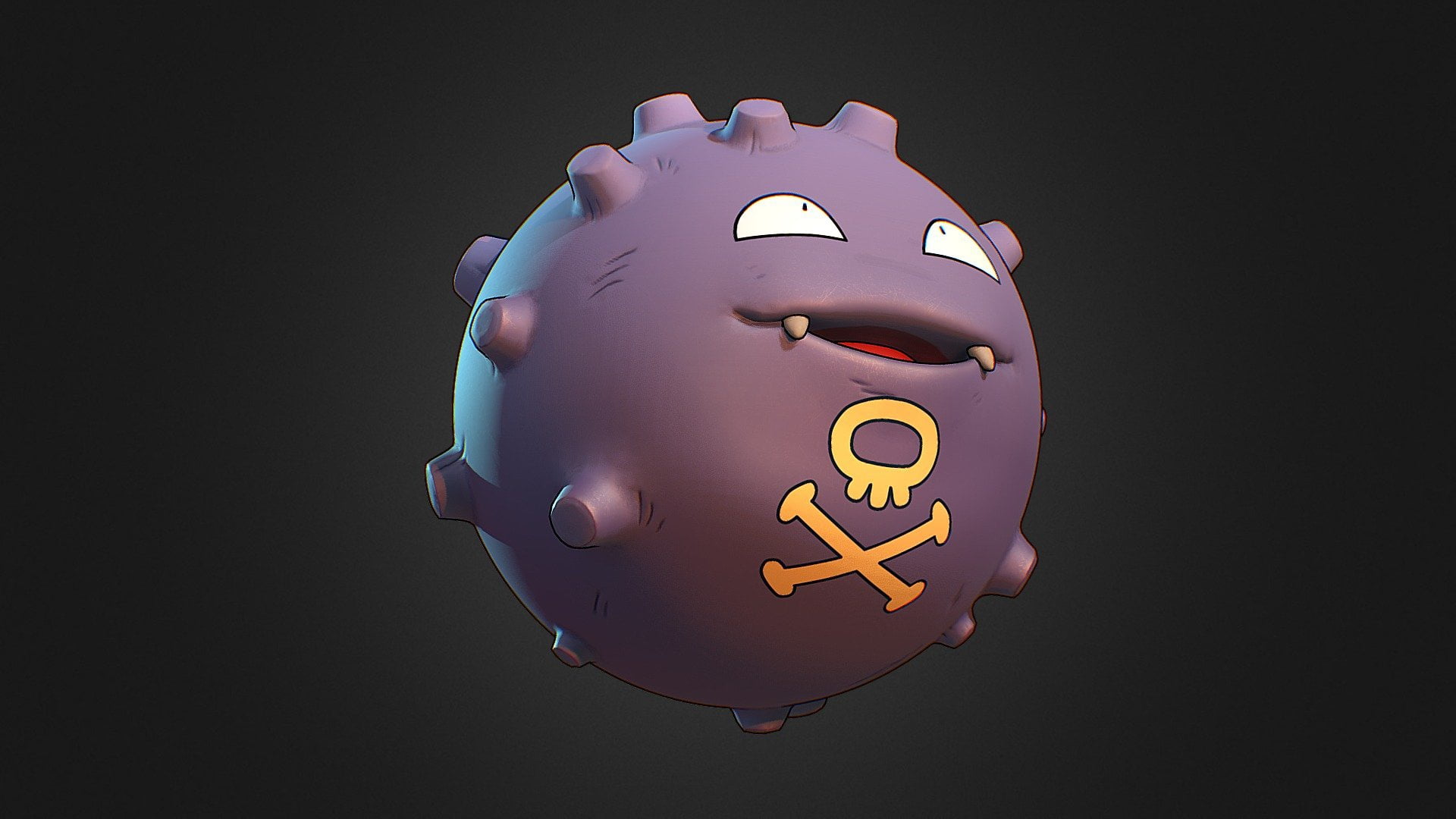 Koffing, pokemon, poisonous, 1080P, HD Wallpaper