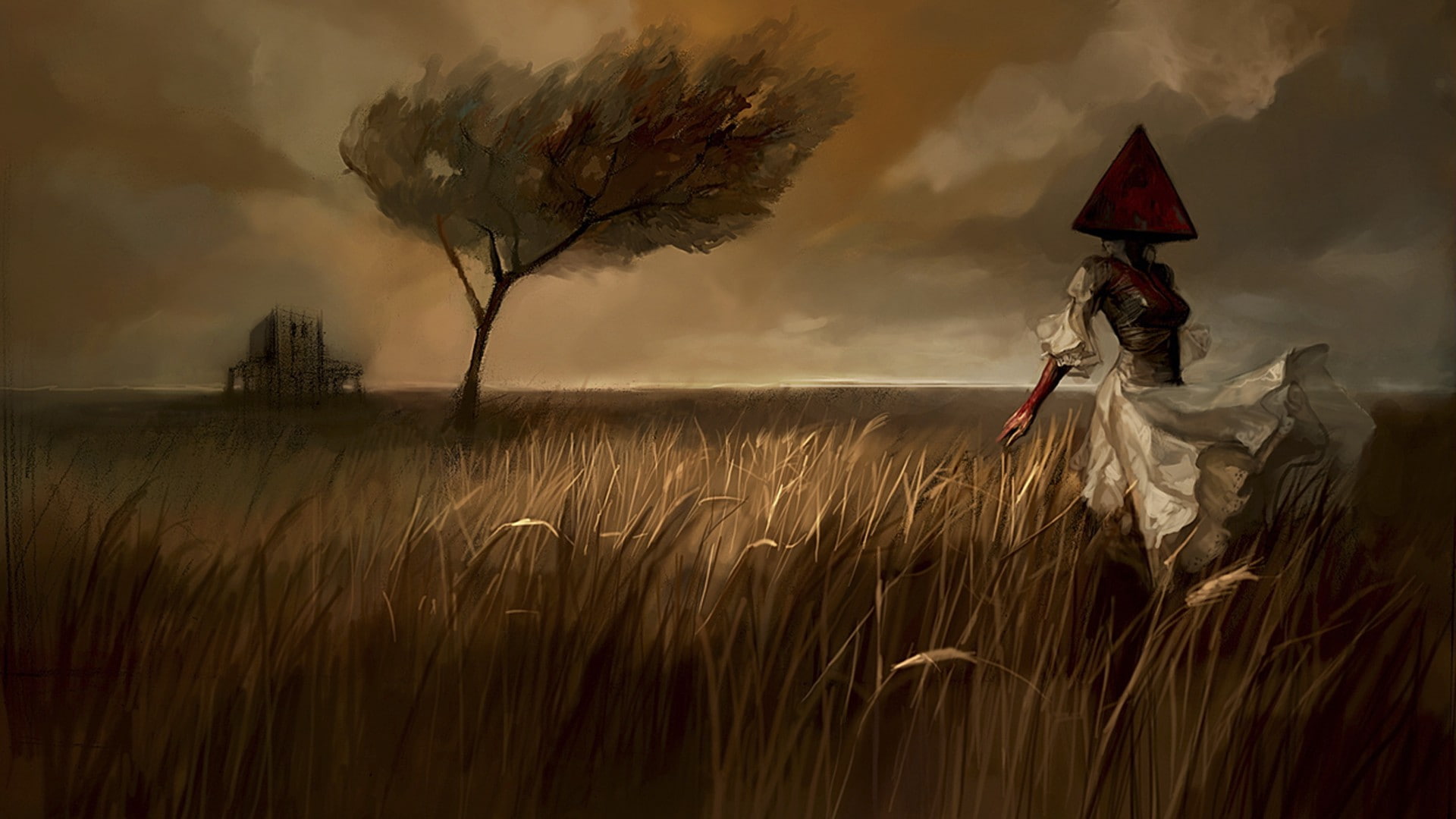 1080P, Pyramid Head, artwork, HD Wallpaper