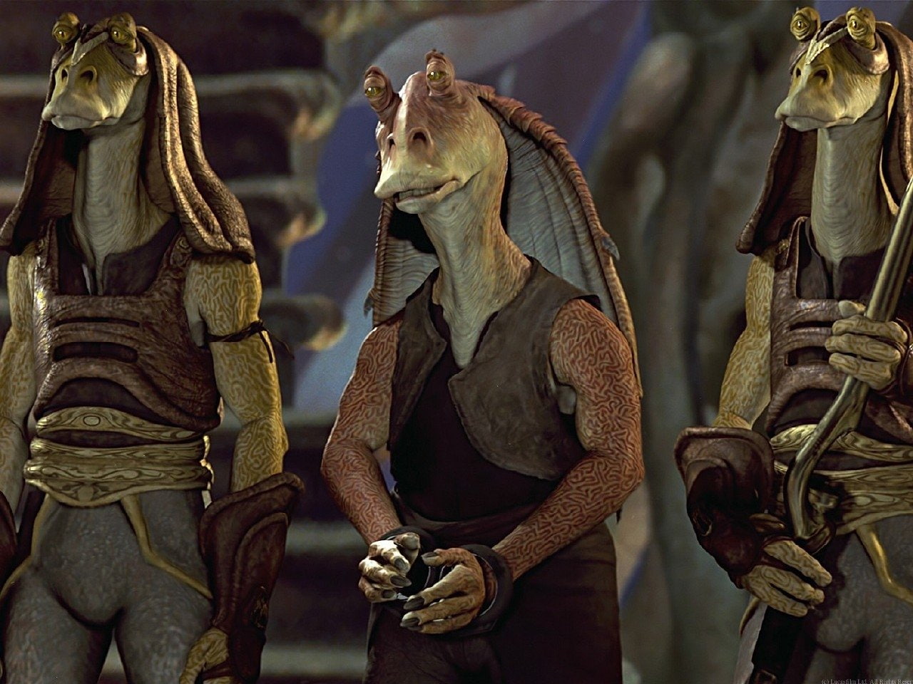 720P, Star Wars, Jar Jar Binks, HD Wallpaper