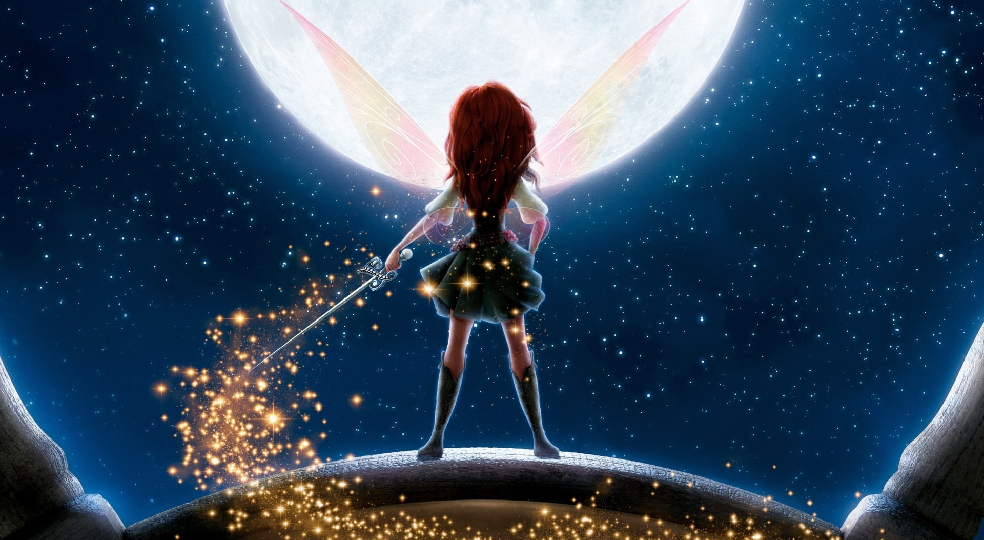 planet - space, adventure, planet earth, illuminated, one person, hd, illustration, space, holding, Others, young adult, sword, sky, disney, HD Wallpaper