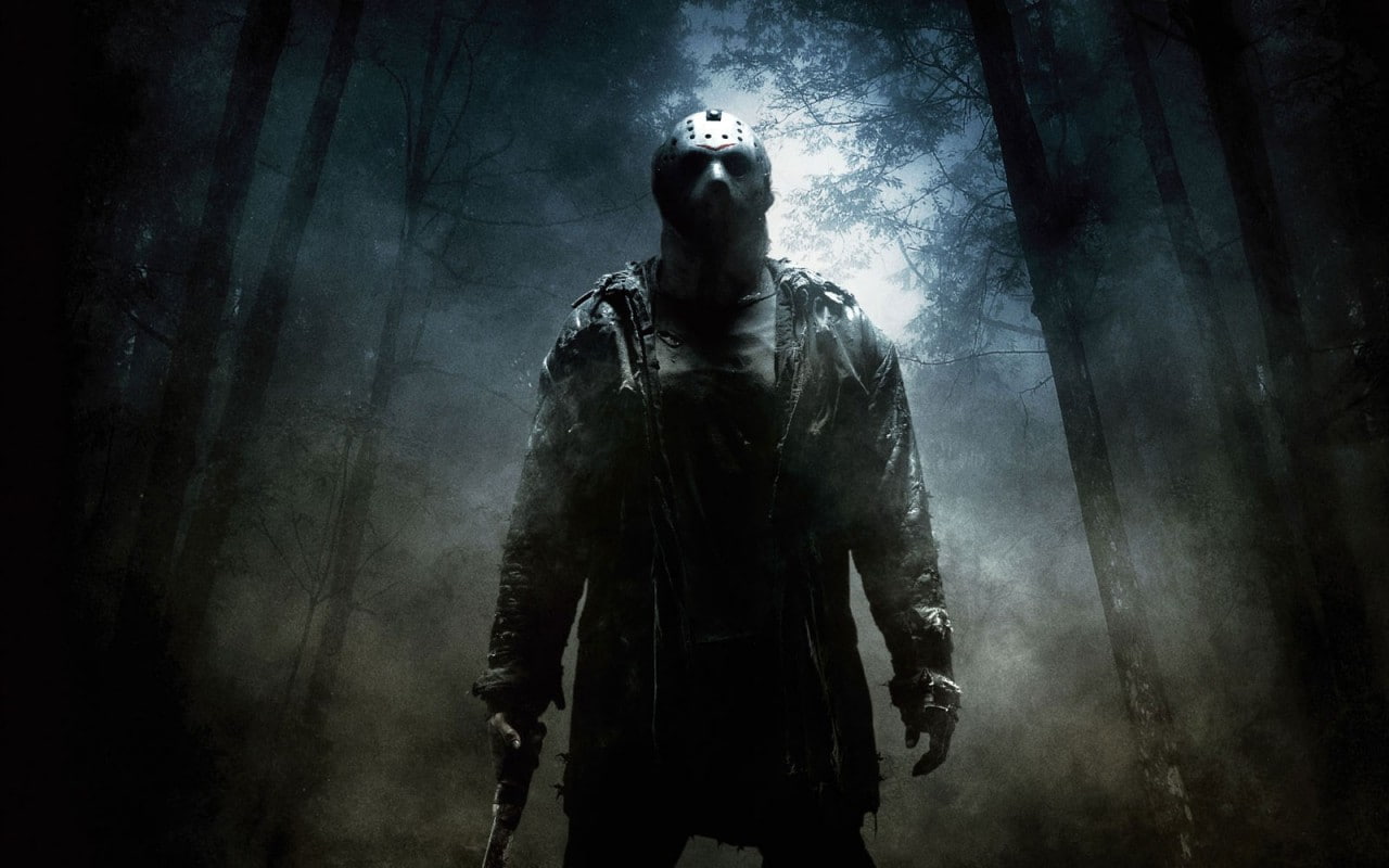 jason voorhees, fog, halloween, adult, sign, standing, horror, portrait, emotion, evil, indoors, mystery, one person, waist up, 720P, depression - sadness, HD Wallpaper