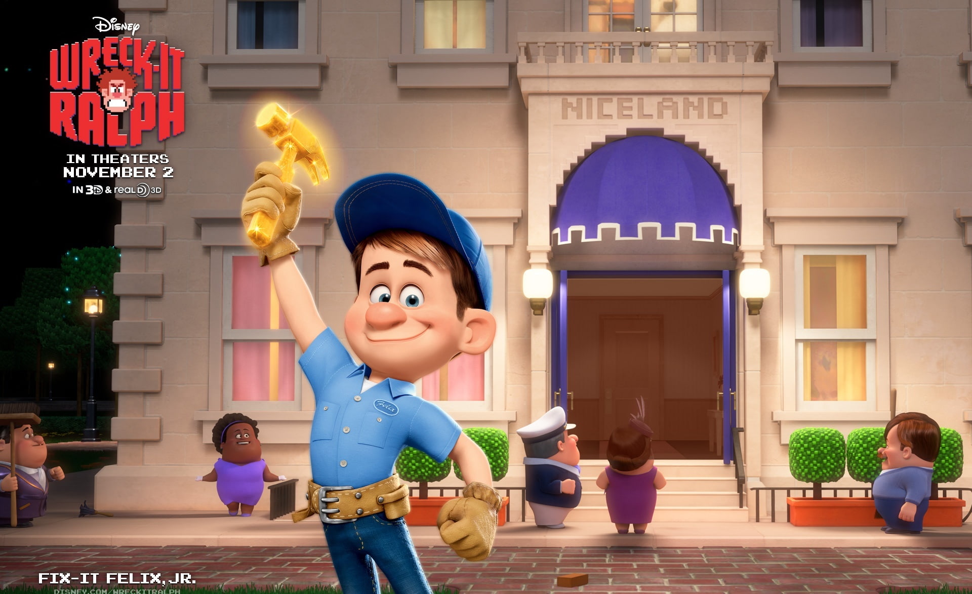 childhood, people, innocence, wreck-it ralph, jr, boys, jr, ralph, men, arch, child, art and craft, fix, human representation, digital, 1080P, HD Wallpaper