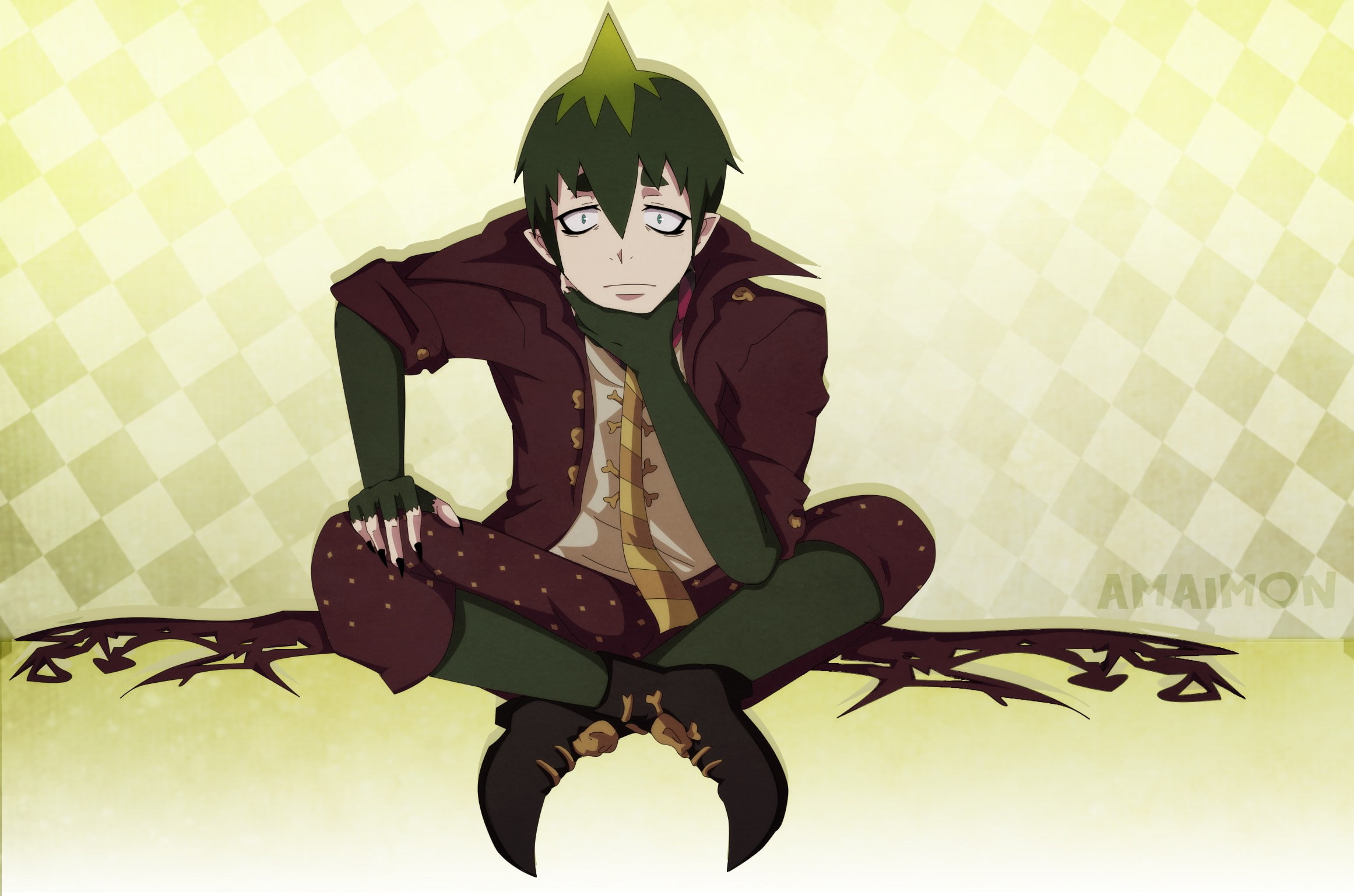 Amaimon (Blue Exorcist), anime, demon, Blue Exorcist, 1080P, HD Wallpaper
