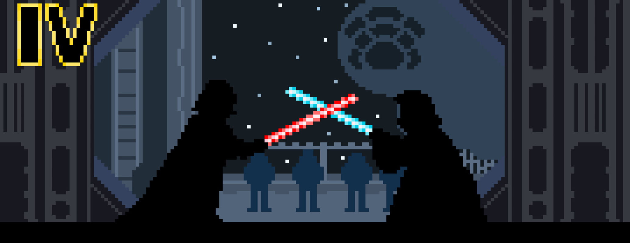 pixel art, lightsaber, A New Hope, Star Wars, 1080P, HD Wallpaper