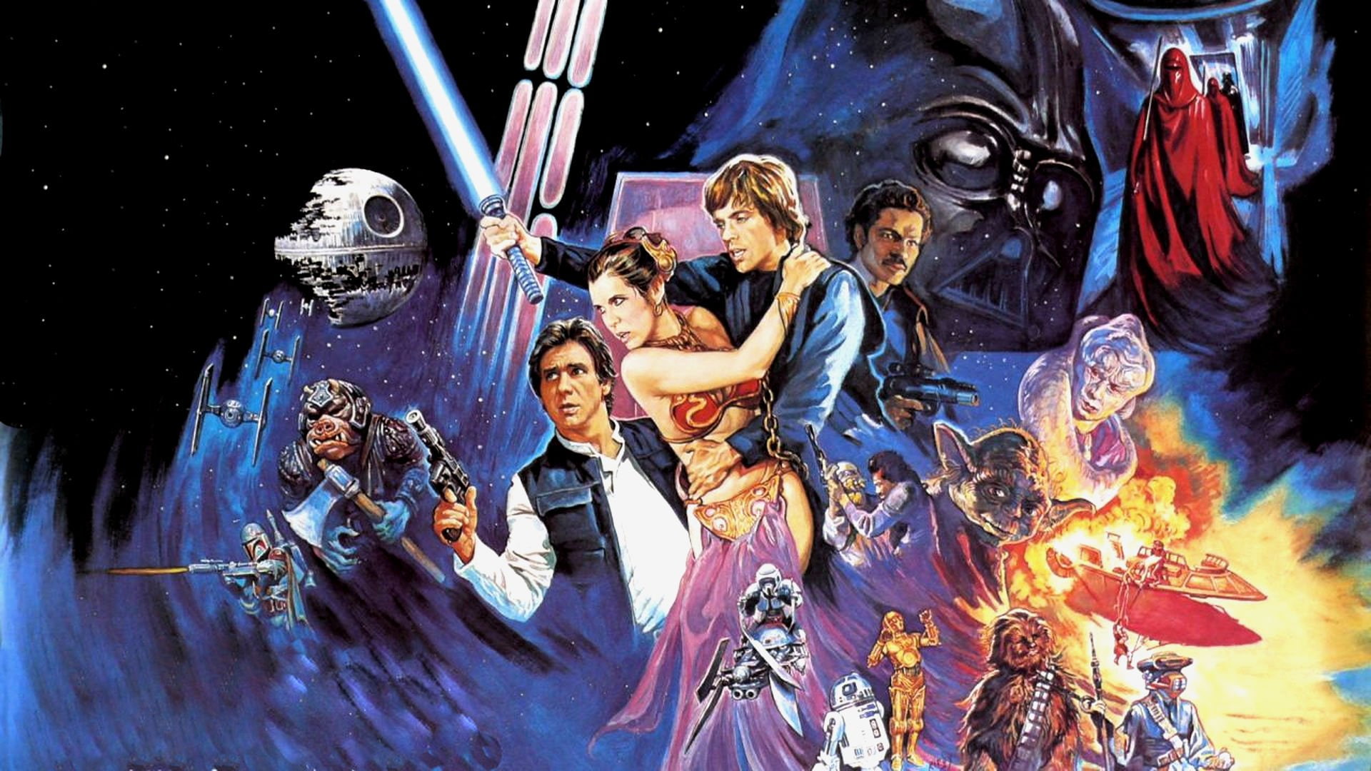 movie, return, wars, 1080P, film, futuristic, sci fi, jedi, star, HD Wallpaper