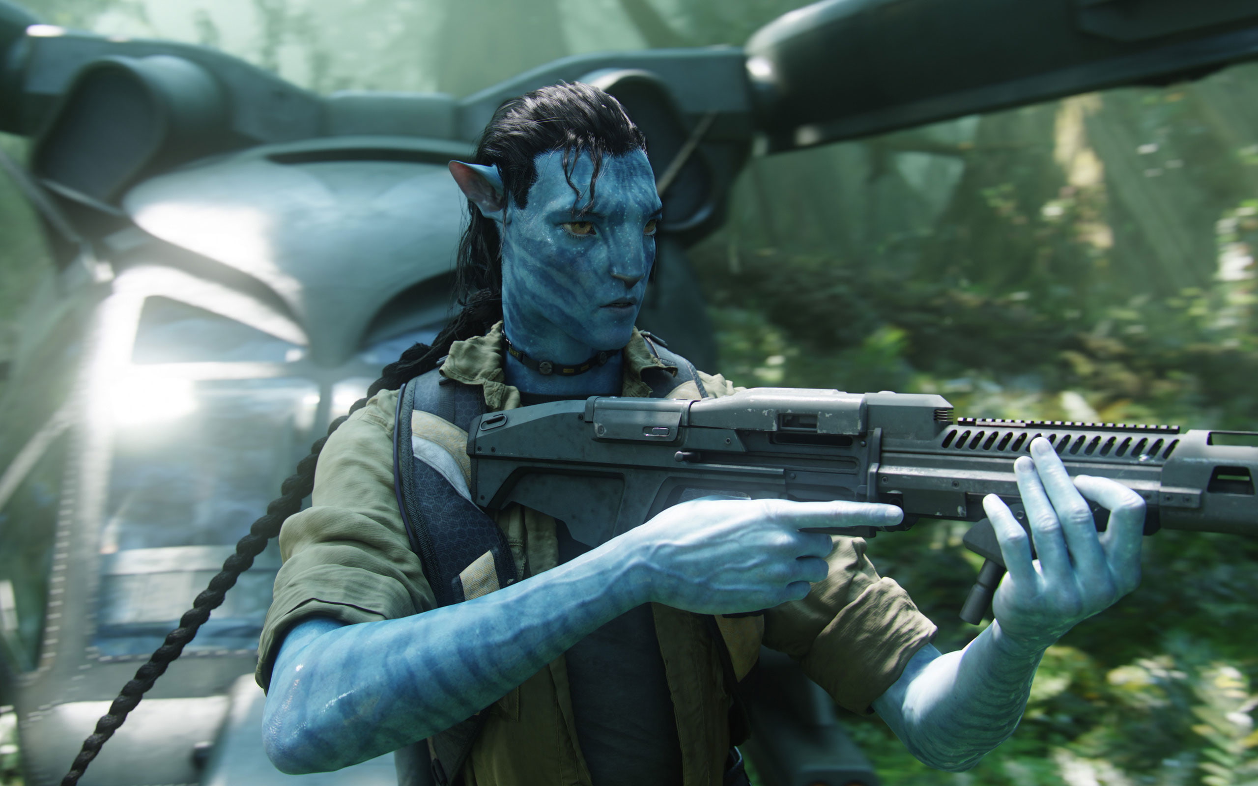 gun, jake, avatar, with, movie, 2K, HD Wallpaper
