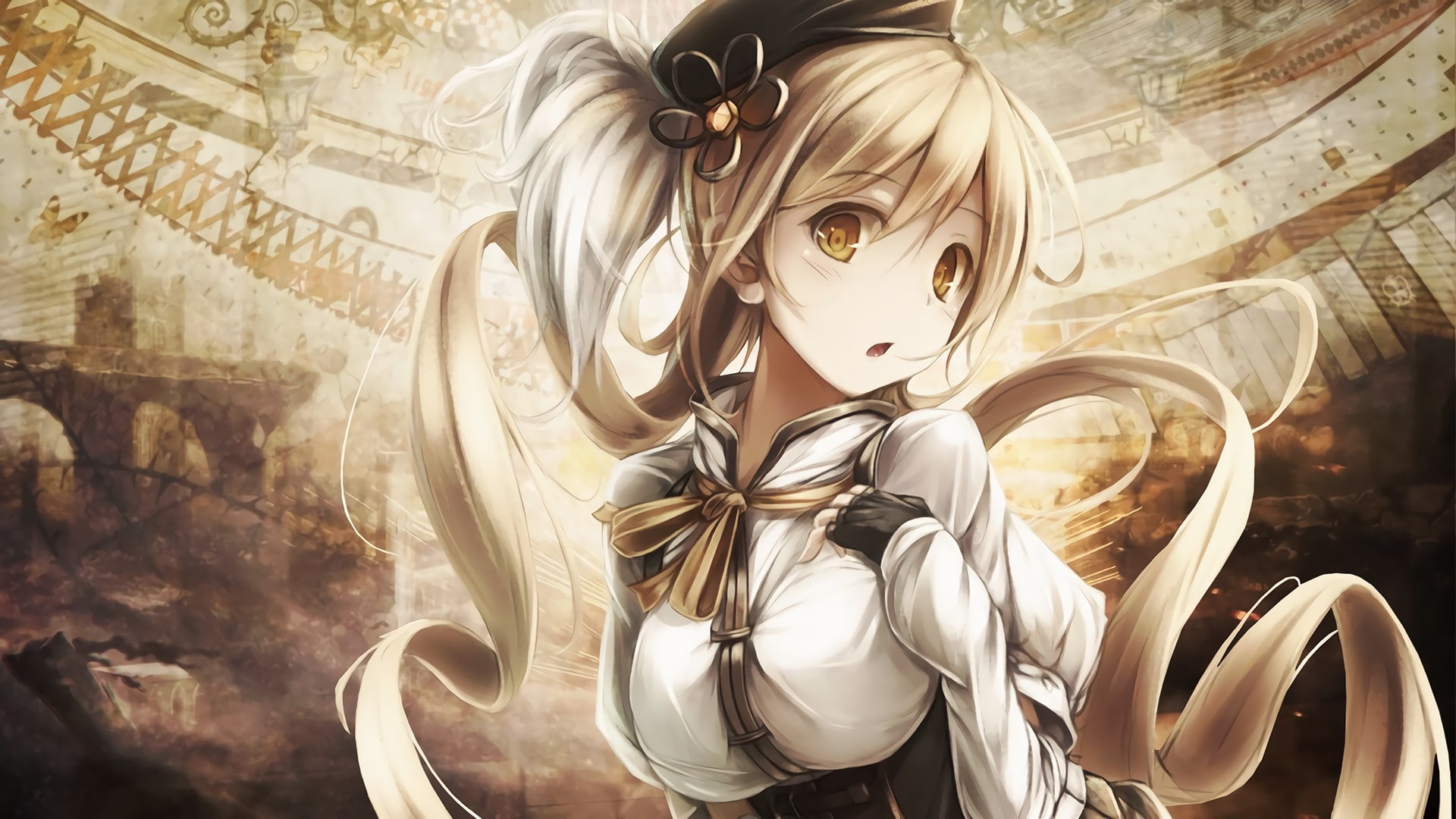 male likeness, statue, 1080P, anime, close-up, Mahou Shoujo Madoka Magica, architecture, built structure, craft, art and craft, white color, belief, anime girls, HD Wallpaper