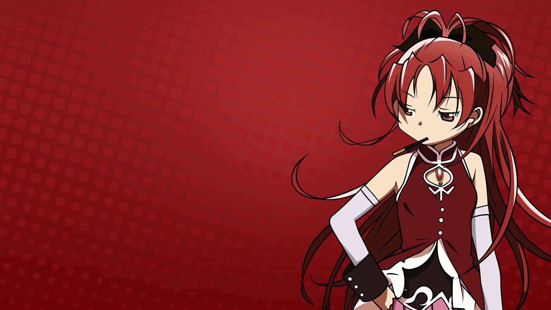 Sakura Kyouko, 1080P, Mahou Shoujo Madoka Magica, anime, HD Wallpaper