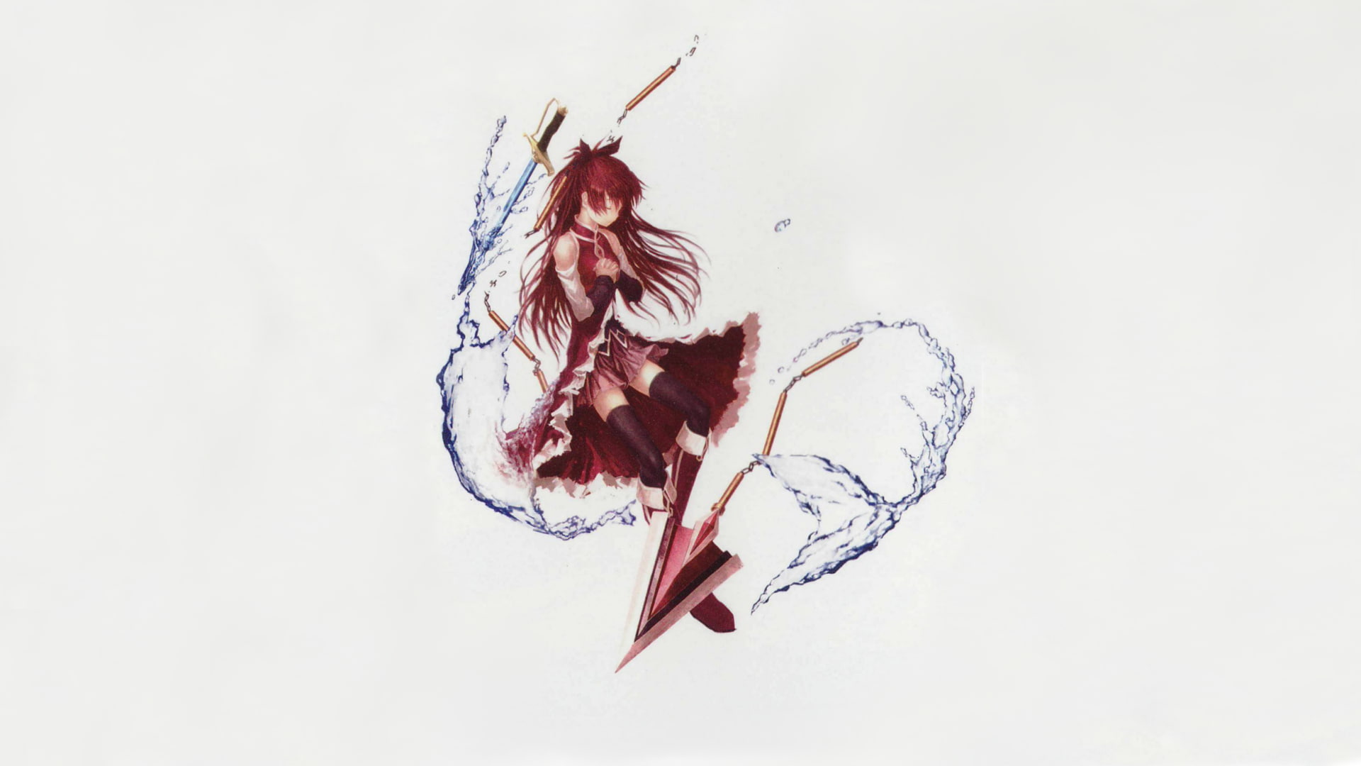 close-up, nature, no people, Mahou Shoujo Madoka Magica, flying, creativity, copy space, animal themes, indoors, one animal, Sakura Kyouko, studio shot, HD Wallpaper