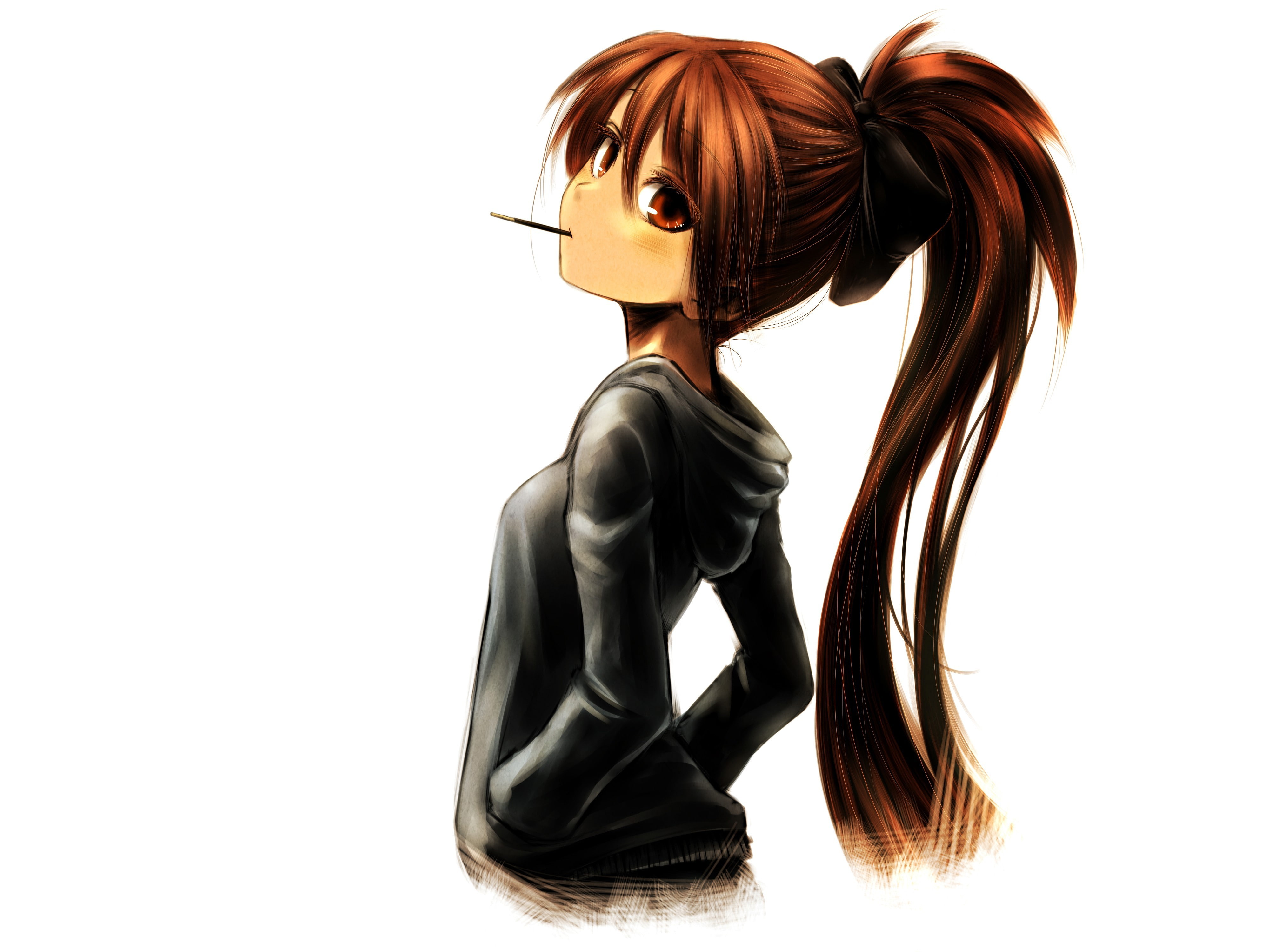 hairstyle, women, Mahou Shoujo Madoka Magica, young adult, hair, long hair, drawing, representation, indoors, cut out, studio shot, fashion, females, portrait, HD Wallpaper