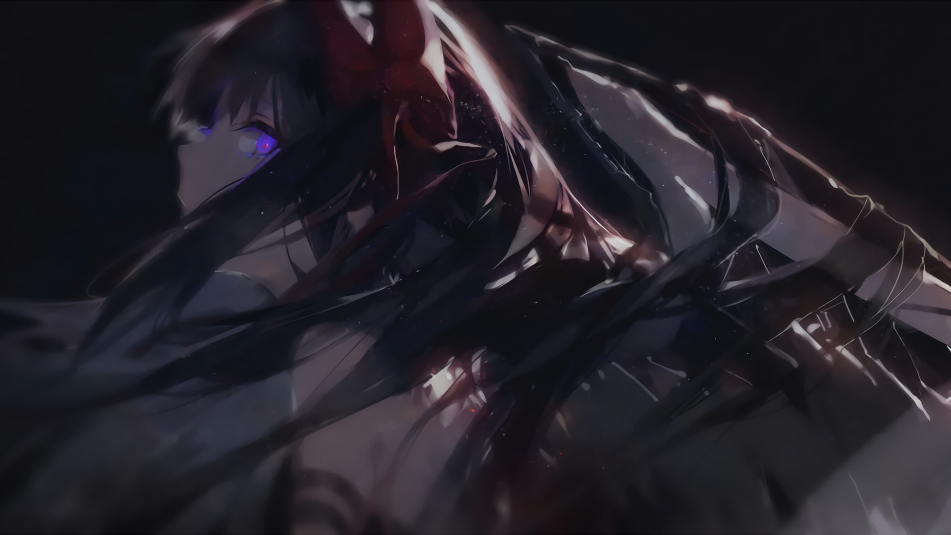 Akemi Homura, Mahou Shoujo Madoka Magica, 1080P, manga, HD Wallpaper